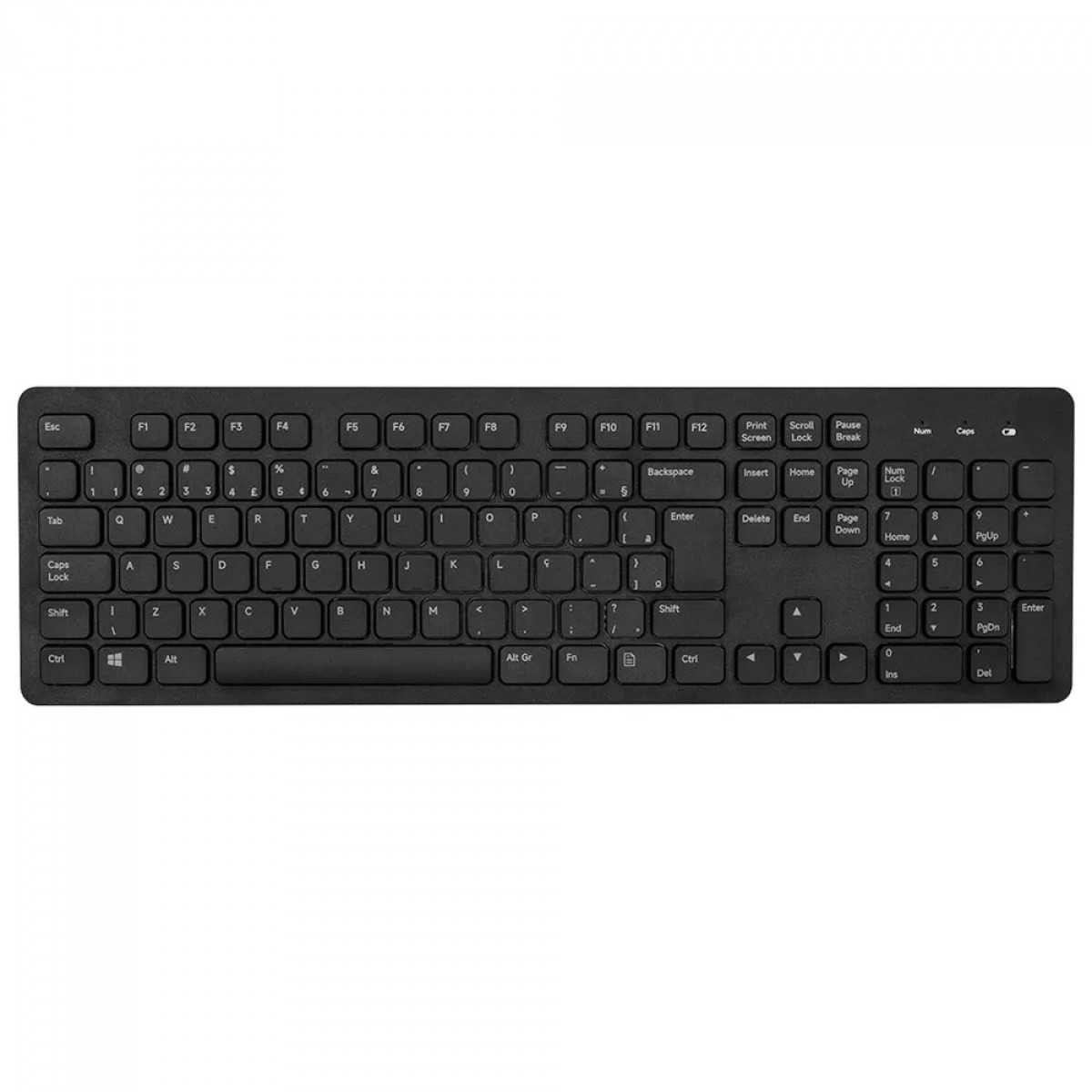 Combo Akko Mouse e Teclado Sem Fio AKP104 WL, Wireless, Preto