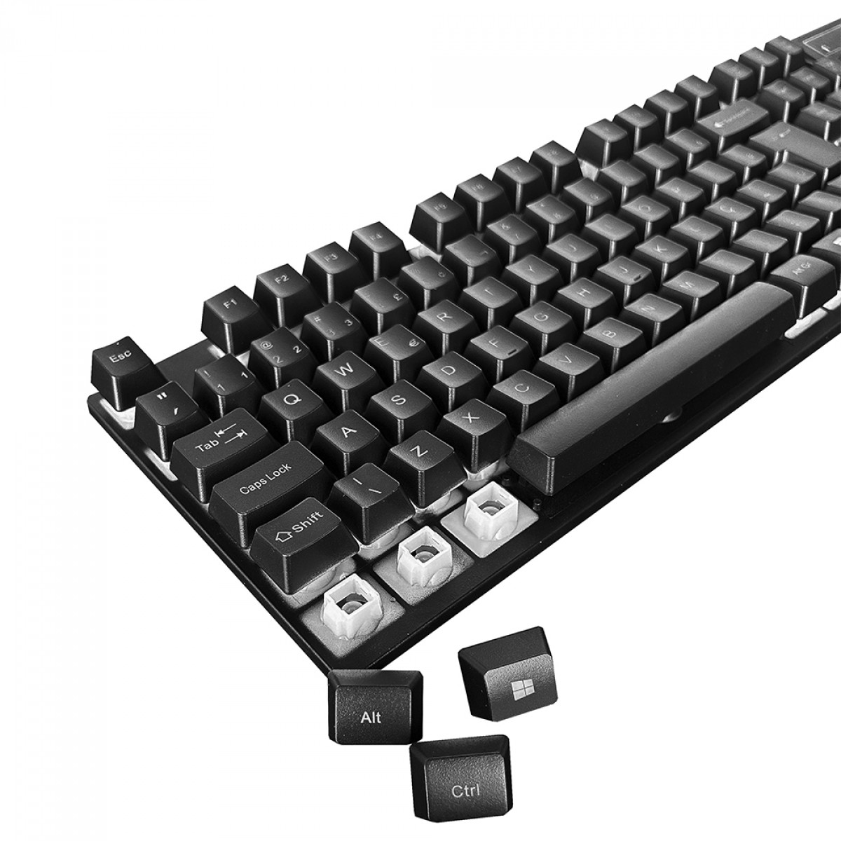 Combo Gamer BRX 4 Em 1, Teclado, Mouse, Headset e Mousepad, CB-G059