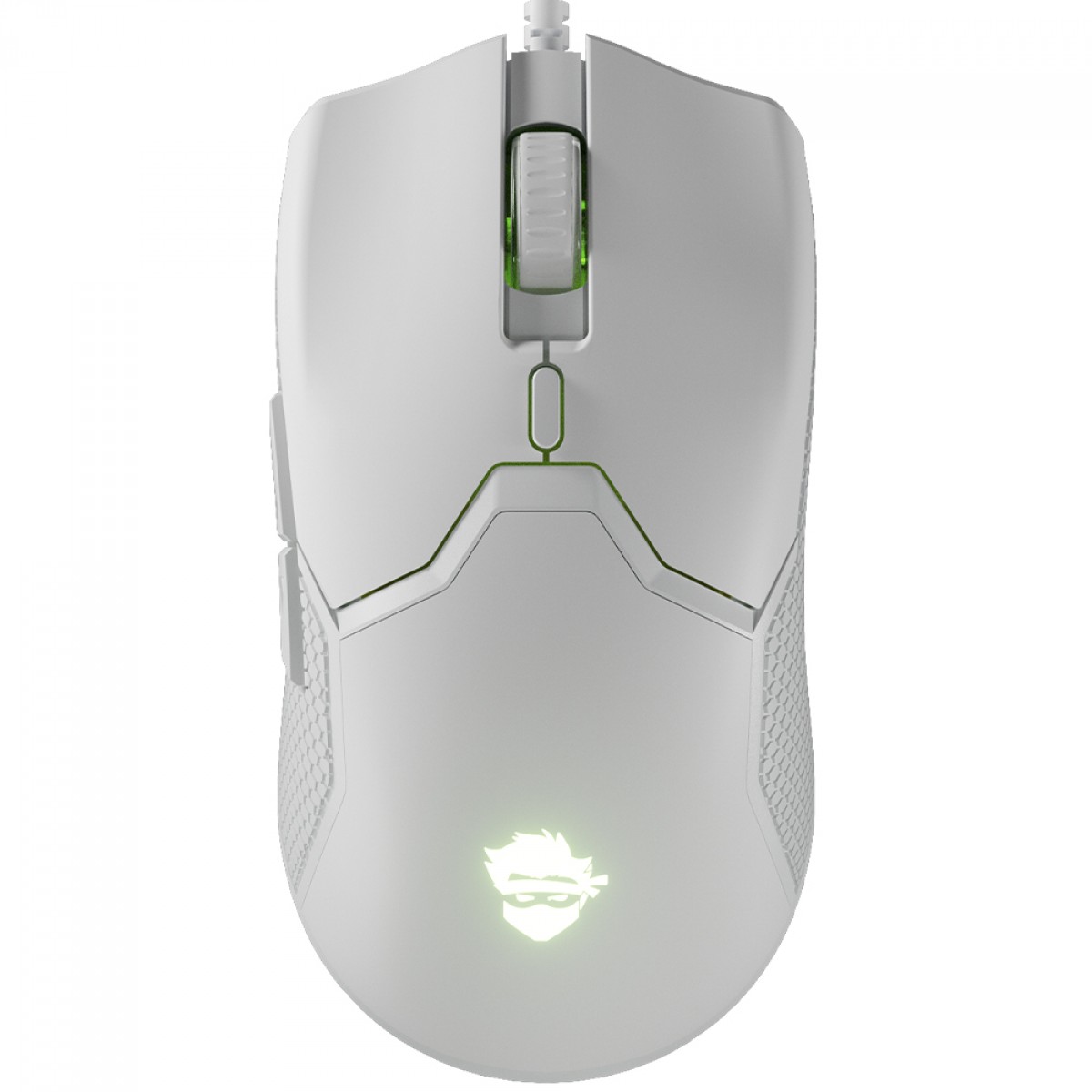 Combo Gamer Ninja Squad 4 Em 1, Headset, Teclado, Mouse e Mousepad, USB, Rainbow, Branco, GN-CG-SQTMPHW