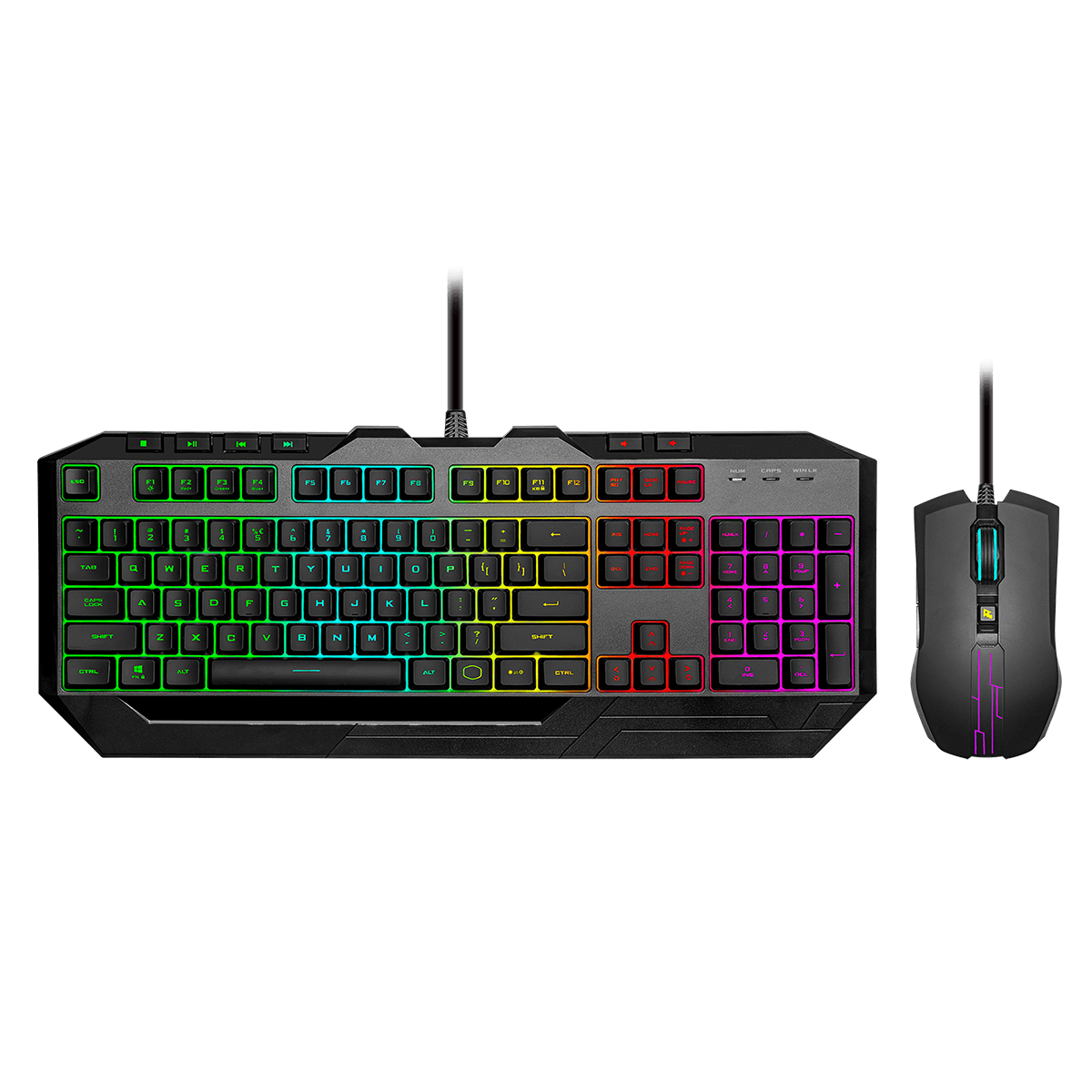 Combo Gamer Teclado e Mouse Cooler Master Devastator 3 RGB, SGB-3000-KKMF4-BR