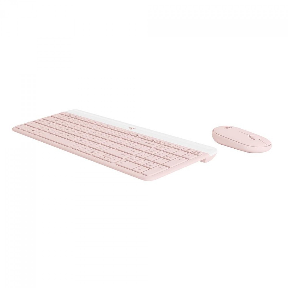Combo Logitech MK470, Teclado e Mouse Sem Fio, Slim, Rosa, 920-011313