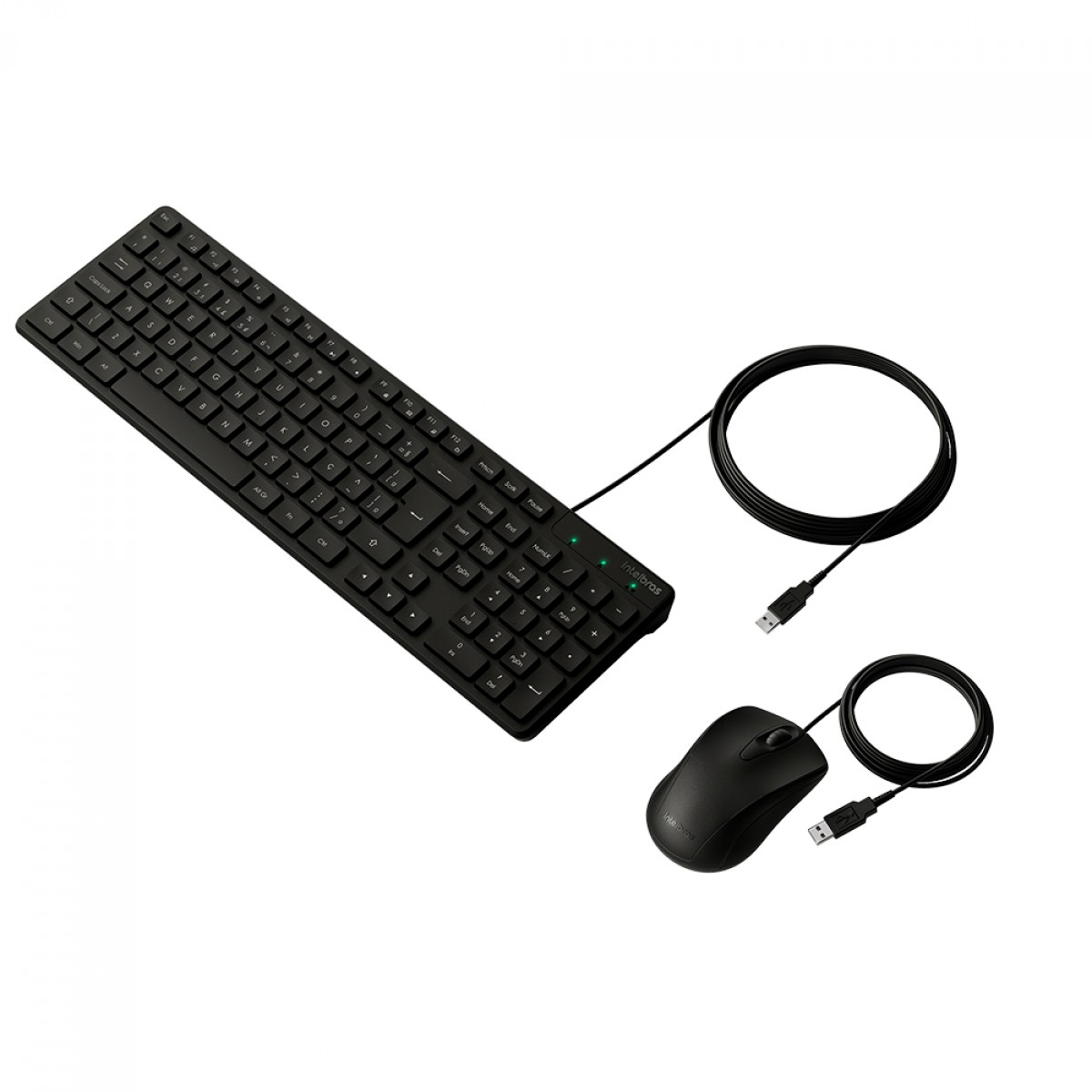 Combo Teclado e Mouse Intelbras CCI 20, USB, Preto