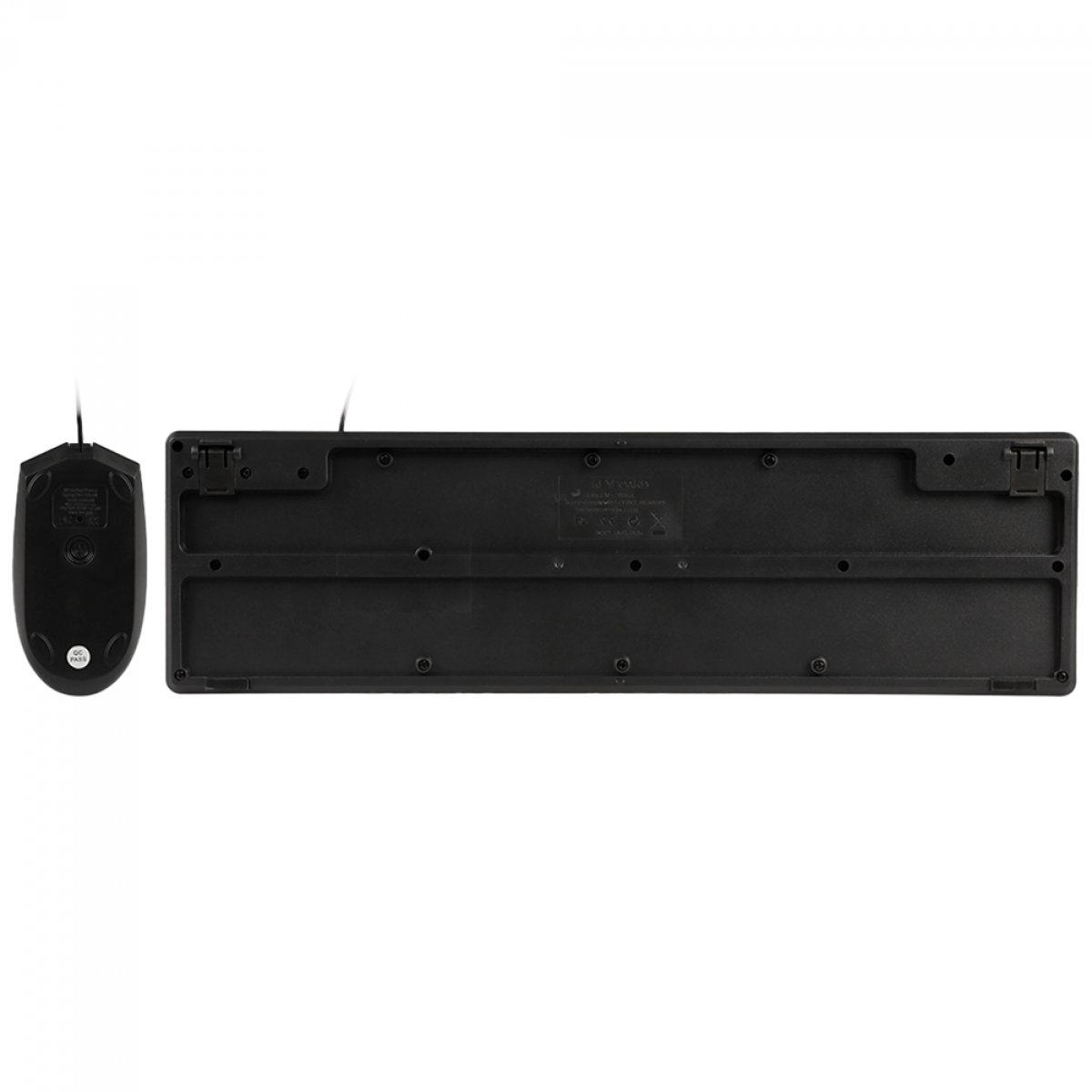 Combo Teclado e Mouse Keytime Minimal, USB, Preto, KYT0015