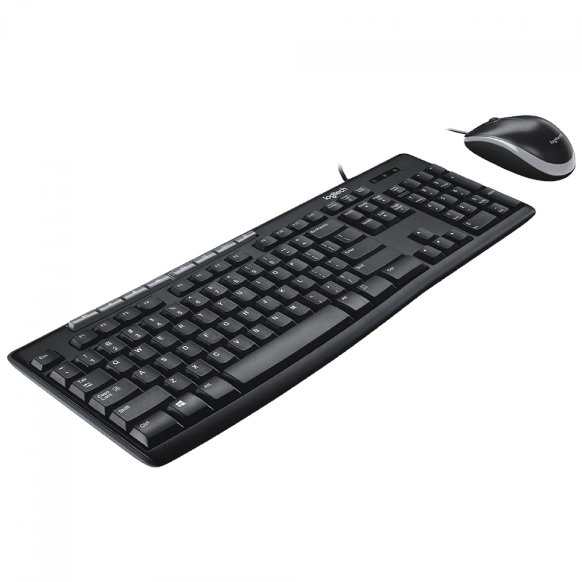 Combo Teclado e Mouse Logitech MK200, USB, Preto, 920-002718