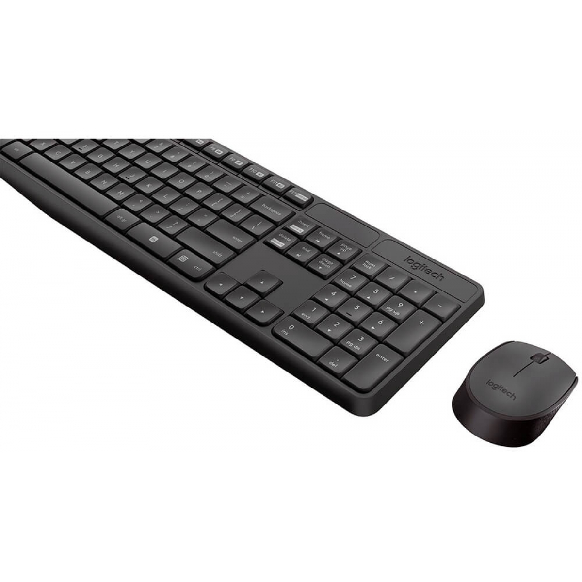 Combo Gamer Teclado e Mouse Logitech MK235, Grey, ABNT2, 920-007903