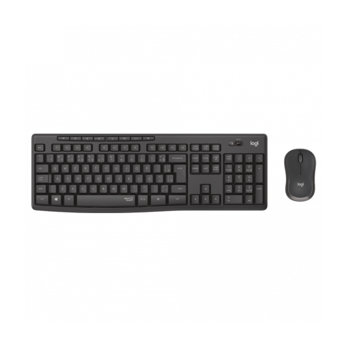Combo Teclado e Mouse Logitech MK295, Sem Fio, Black, ABNT, 920-009793