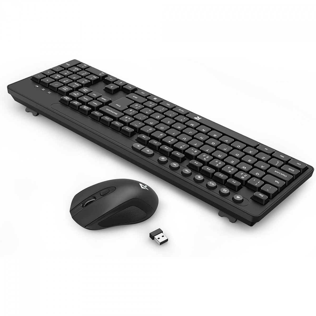Combo Teclado e Mouse Redragon Office BS-7094, Sem Fio, Preto