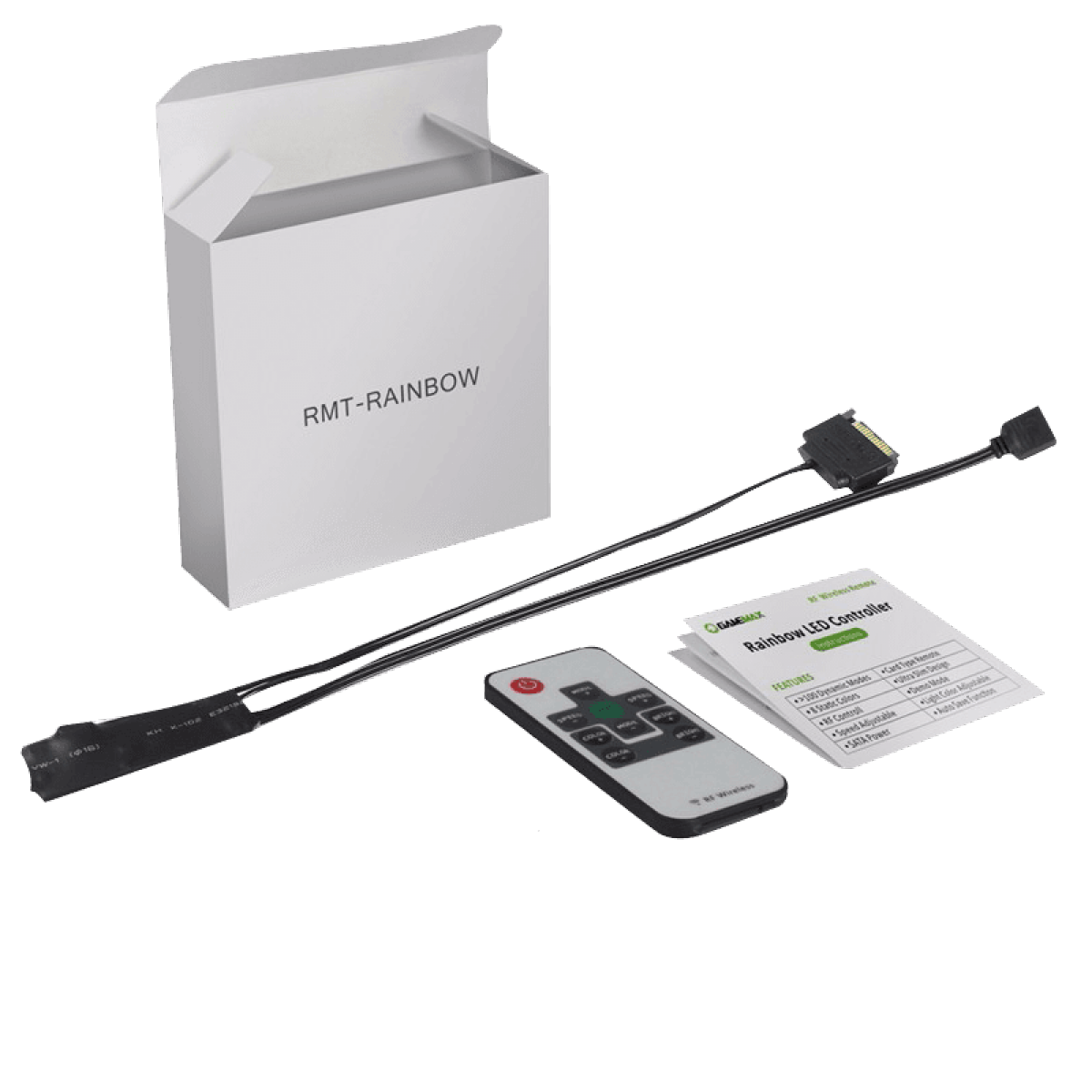 Controlador de Fan Gamemax GMX, ARGB, RMT1673N