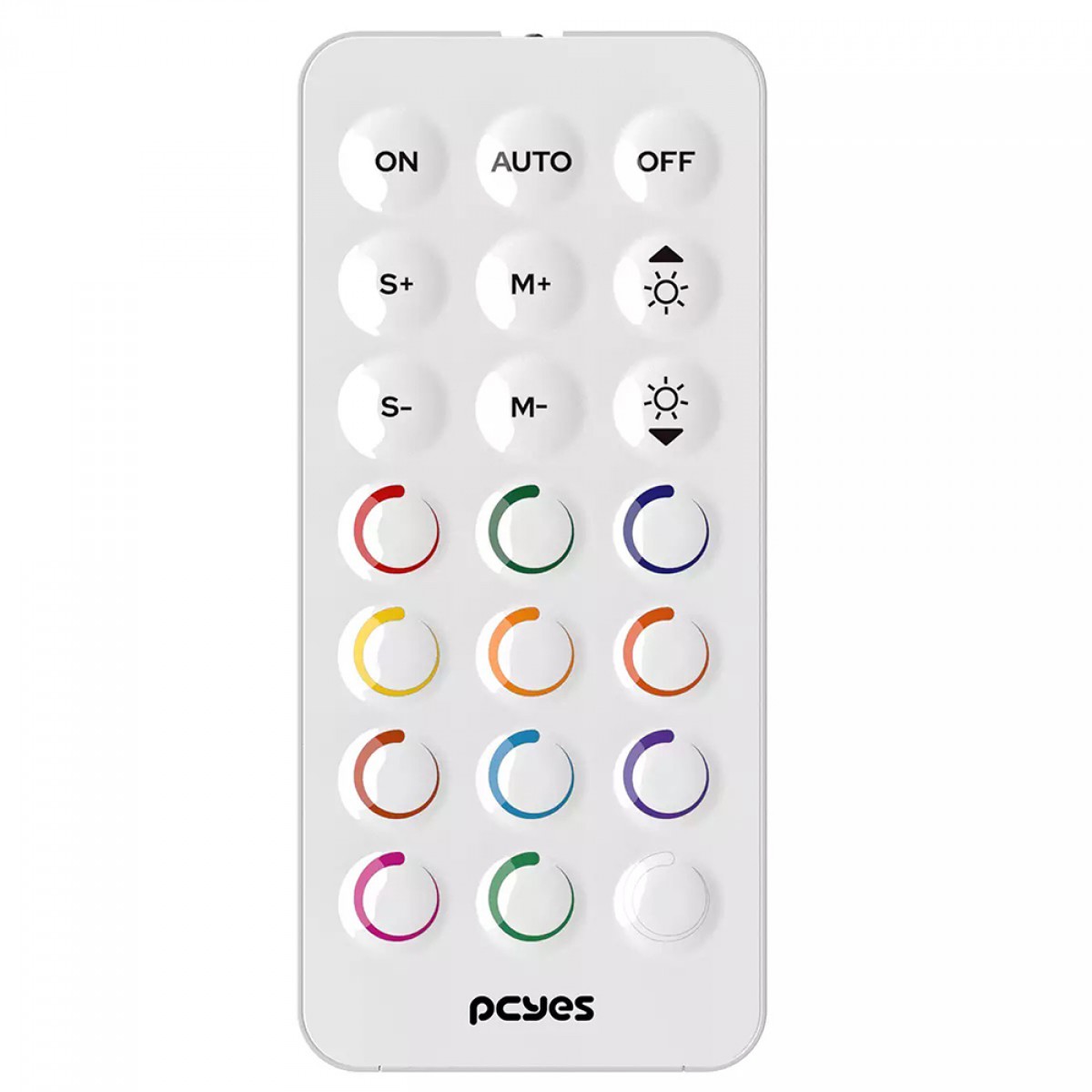 Controlador de Fan PCYES Light Core White Ghost, 9 Portas PWM+ARGB, Branco, PELC9PGBR