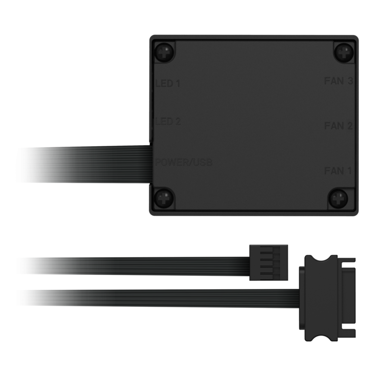 Controlador RGB e Fan NZXT, 3 Fans e 2 LEDs, AC-2RGBC-B1 