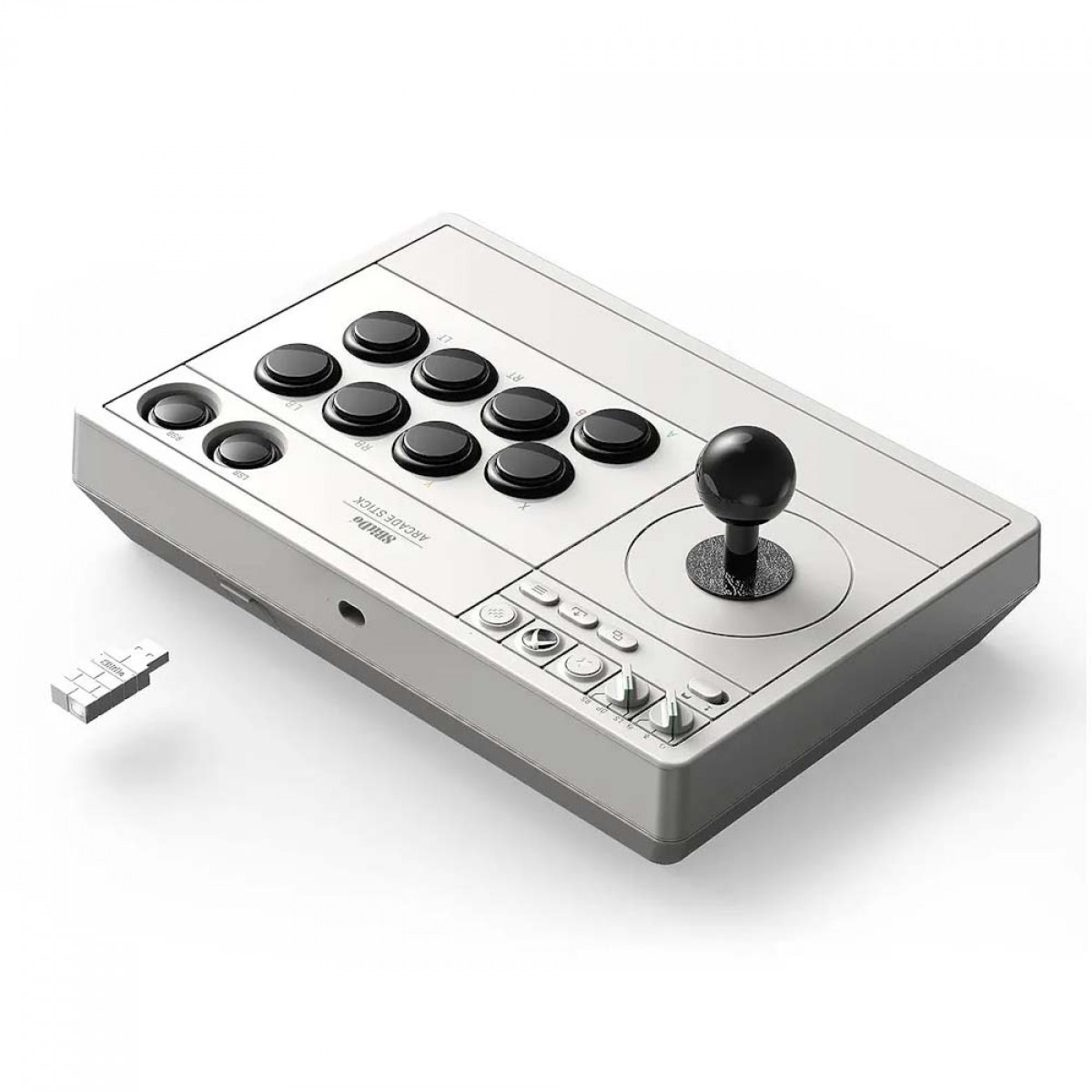 Controle Arcade 8BitDo Arcade Stick Xbox, Sem Fio, White, 81JA01D