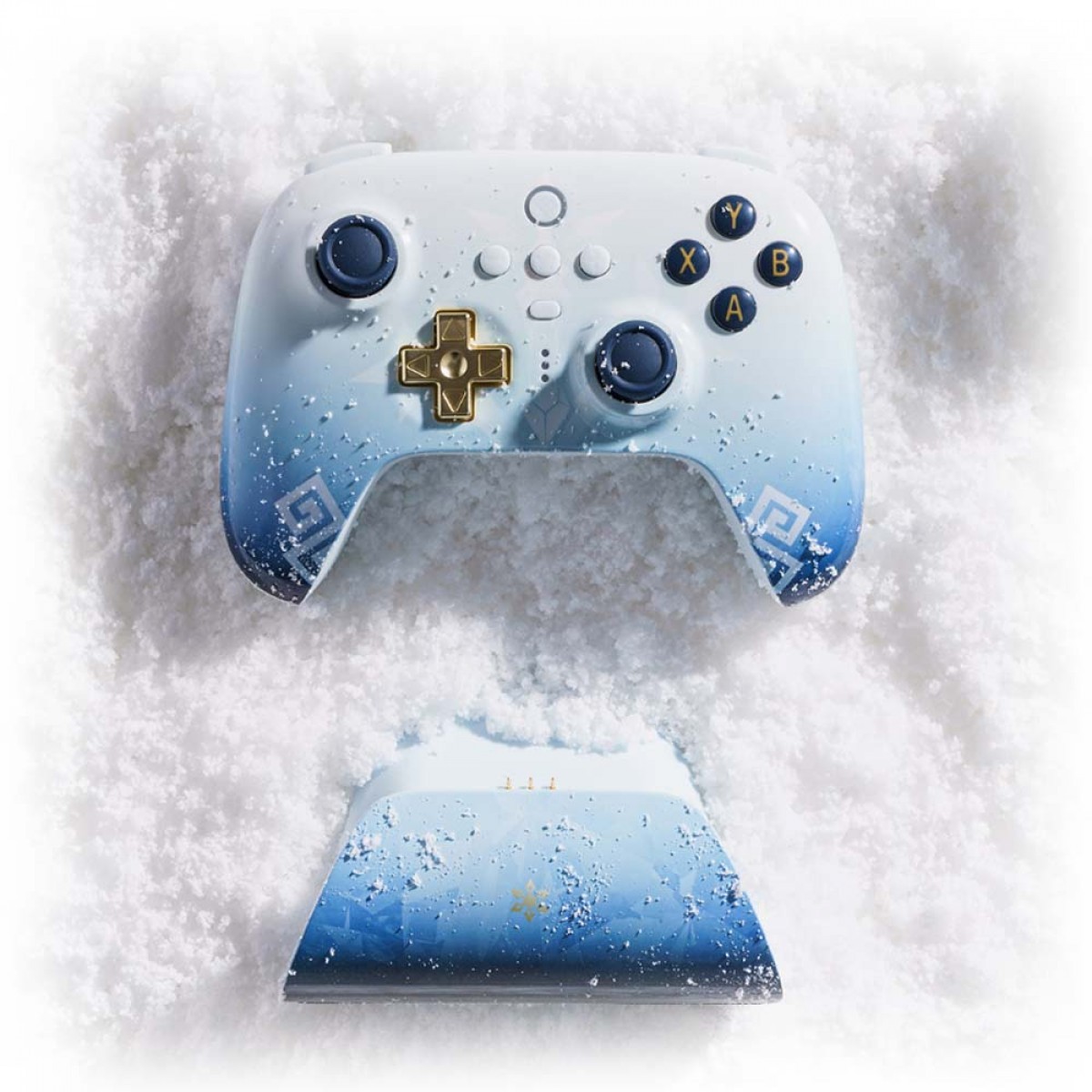 Controle Gamer 8BitDo Chongyun, Sem Fio, Windows, Apple, Switch, SteamOS, Raspberry Pi, Blue, 81HA04