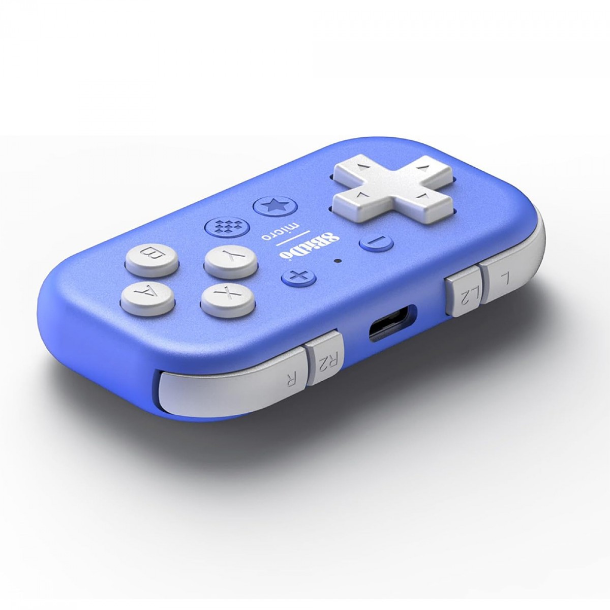 Controle Gamer 8BitDo Micro, Bluetooth, Gamepad, Android/Nintendo Switch/Raspberry, Azul, 80EL02