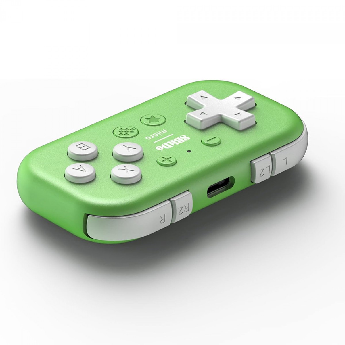 Controle Gamer 8BitDo Micro, Bluetooth, Gamepad, Android/Nintendo Switch/Raspberry, Verde, 80EL01