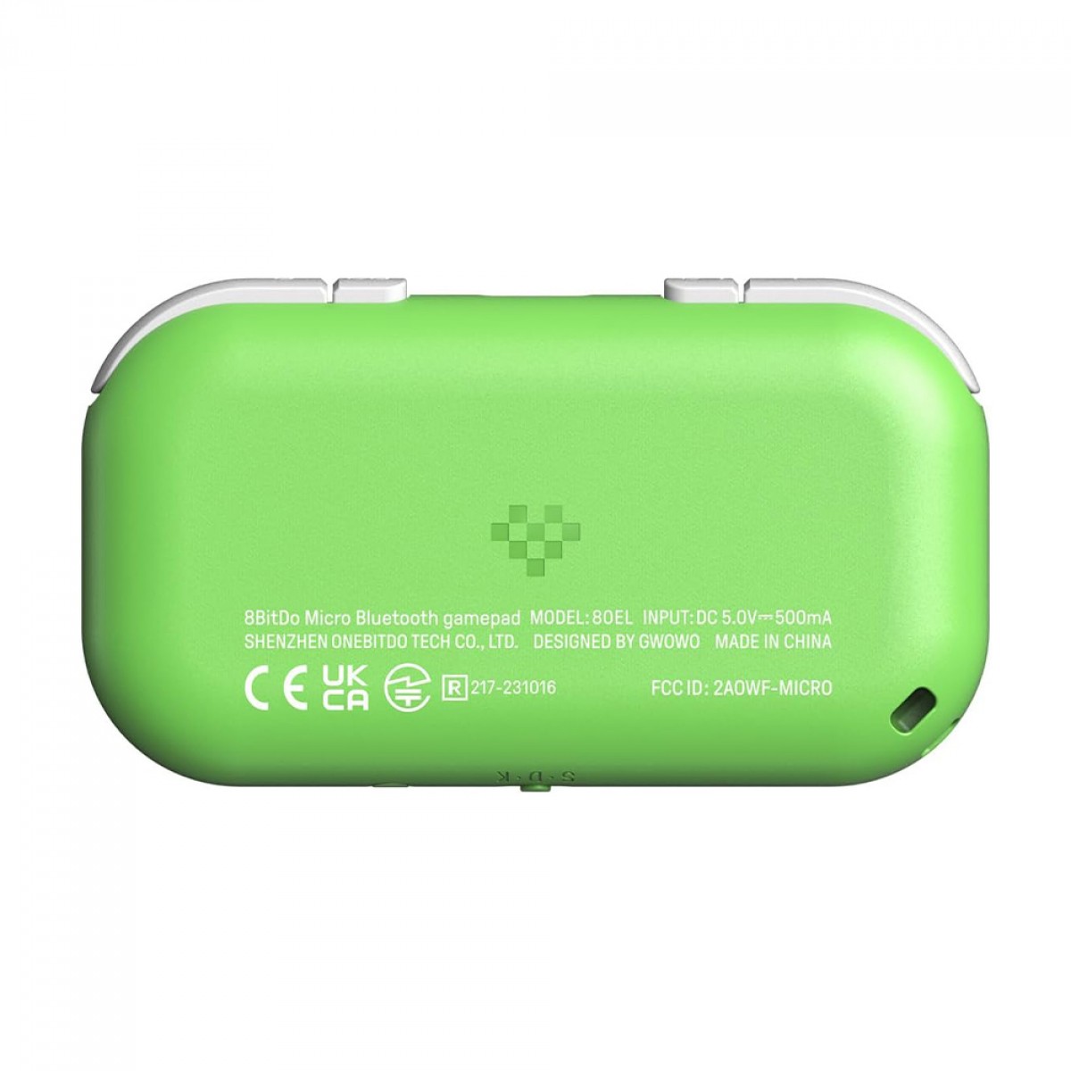 Controle Gamer 8BitDo Micro, Bluetooth, Gamepad, Android/Nintendo Switch/Raspberry, Verde, 80EL01