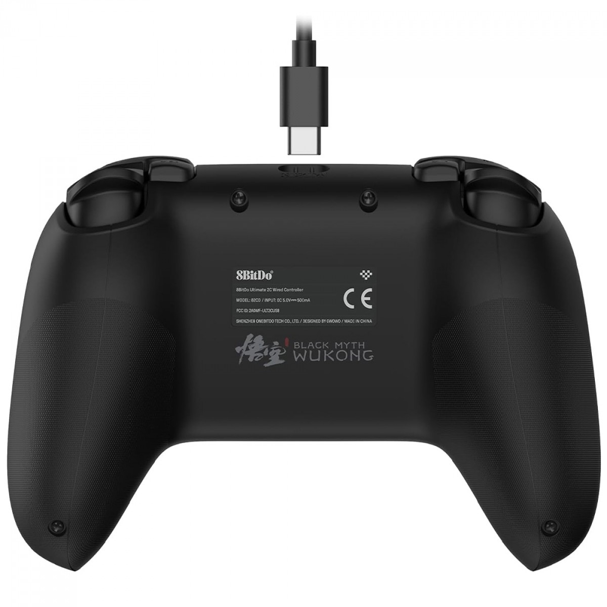 Controle Gamer 8BitDo Ultimate 2C Black Myth Wukong, Com Fio, Hall Effect, Preto, 82CD05