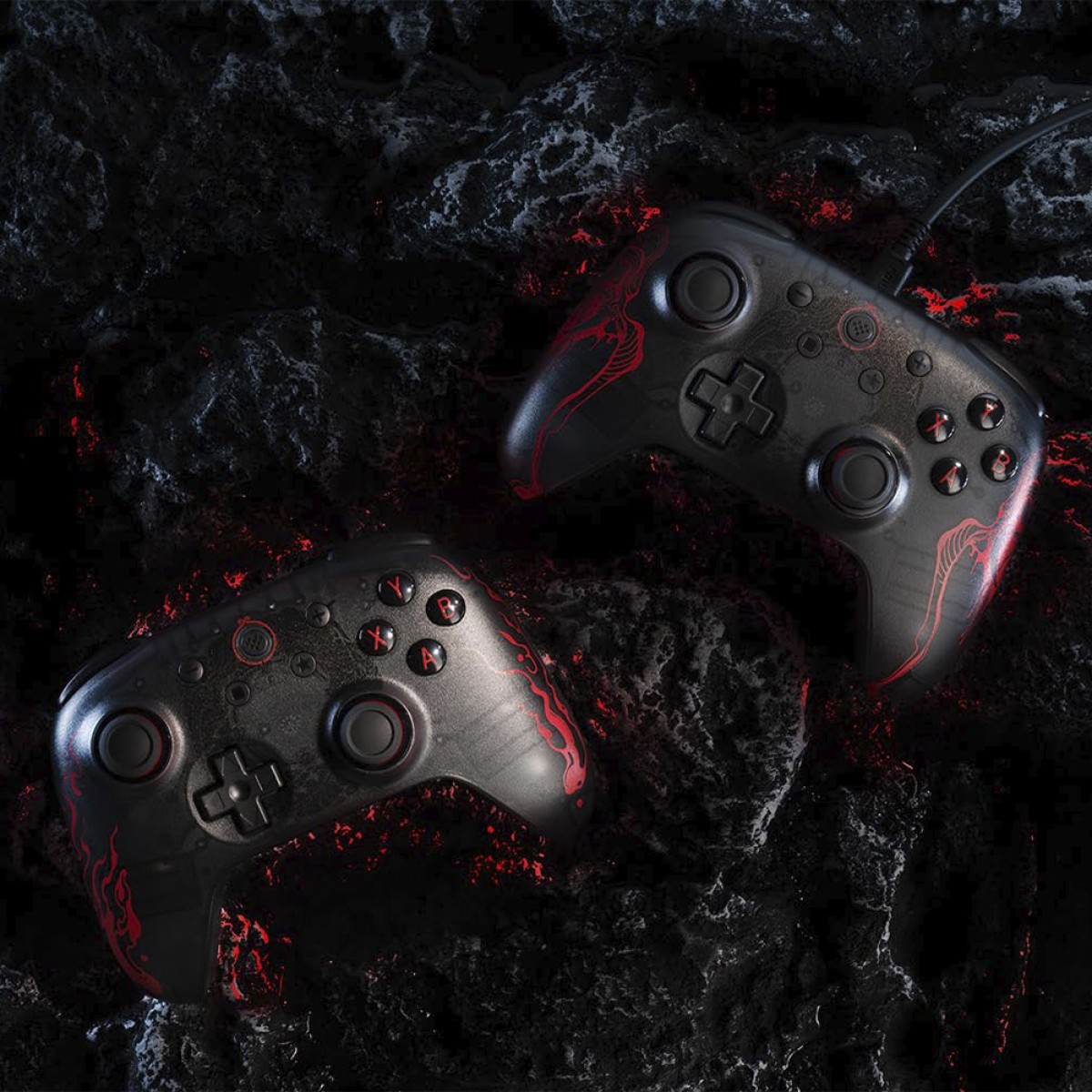 Controle Gamer 8BitDo Ultimate 2C Black Myth Wukong, Com Fio, Hall Effect, Preto, 82CD05