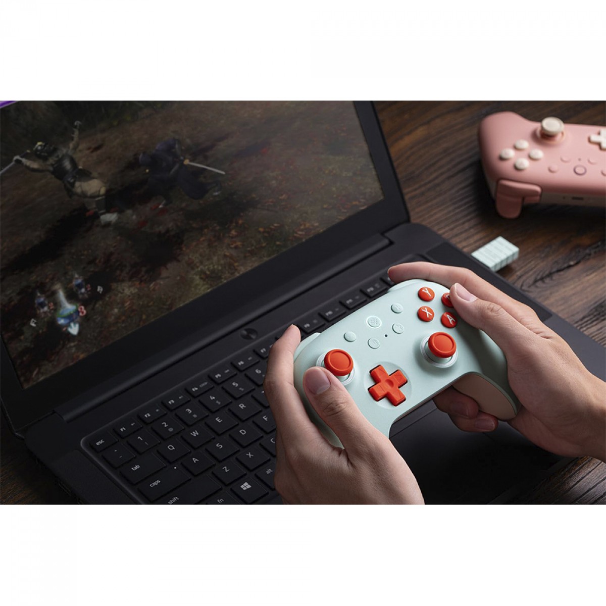 Controle Gamer 8BitDo Ultimate 2C, Bluetooth/Wireless, Hall Effect, Mint, 81HD03