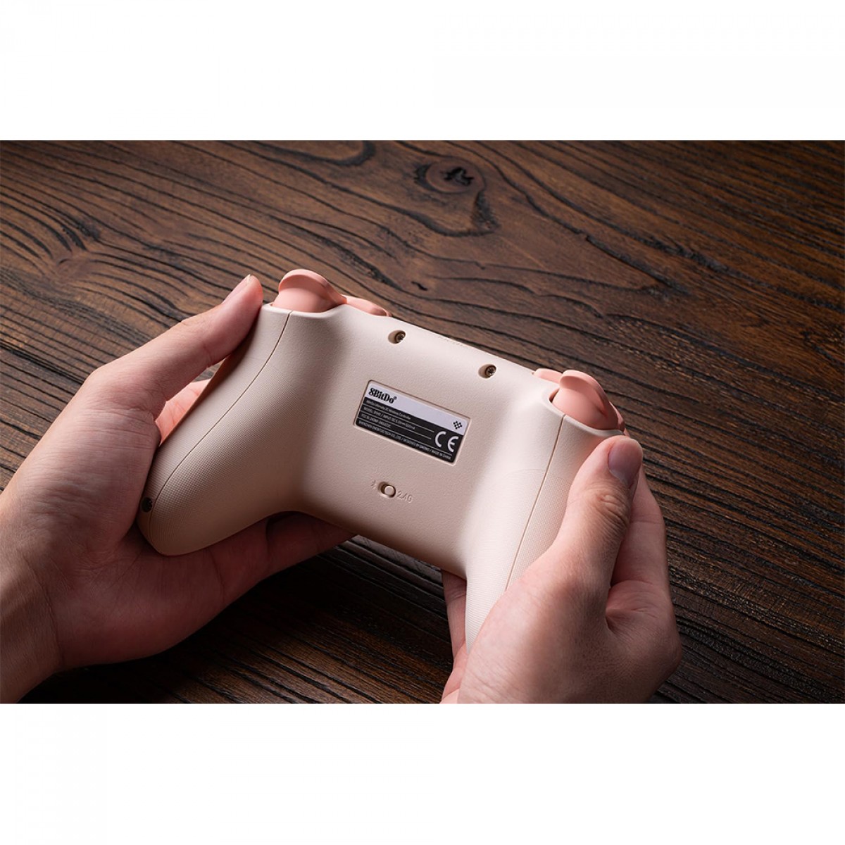 Controle Gamer 8BitDo Ultimate 2C, Bluetooth/Wireless, Hall Effect, Peach, 81HD04