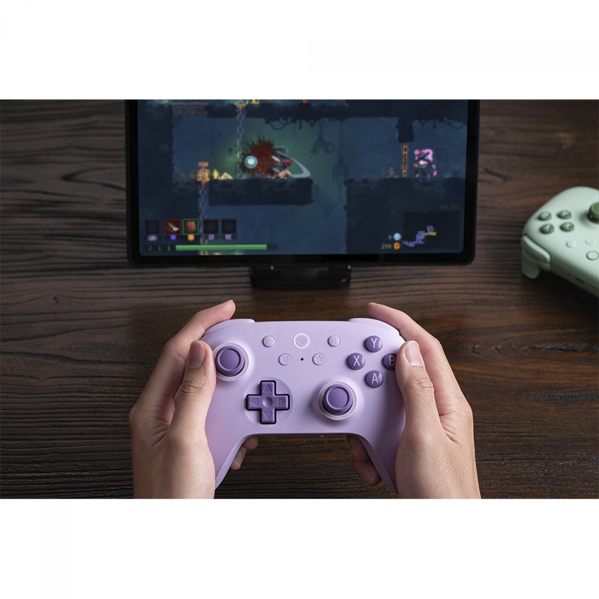 Controle Gamer 8BitDo Ultimate 2C, Bluetooth/Wireless, Hall Effect, Roxo, 81HD01