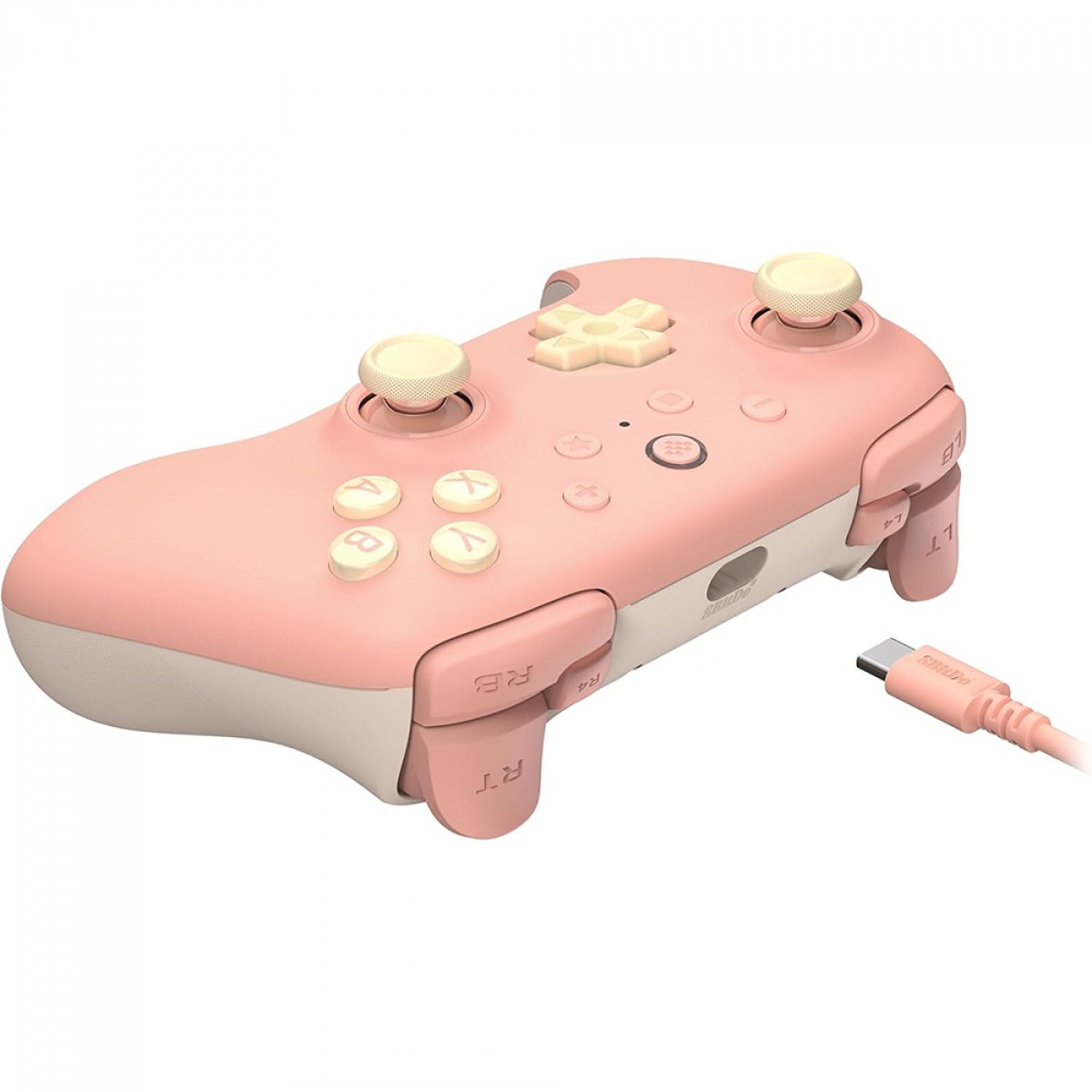 Controle Gamer 8BitDo Ultimate 2C, Com Fio, Hall Effect, Peach, 82CD04