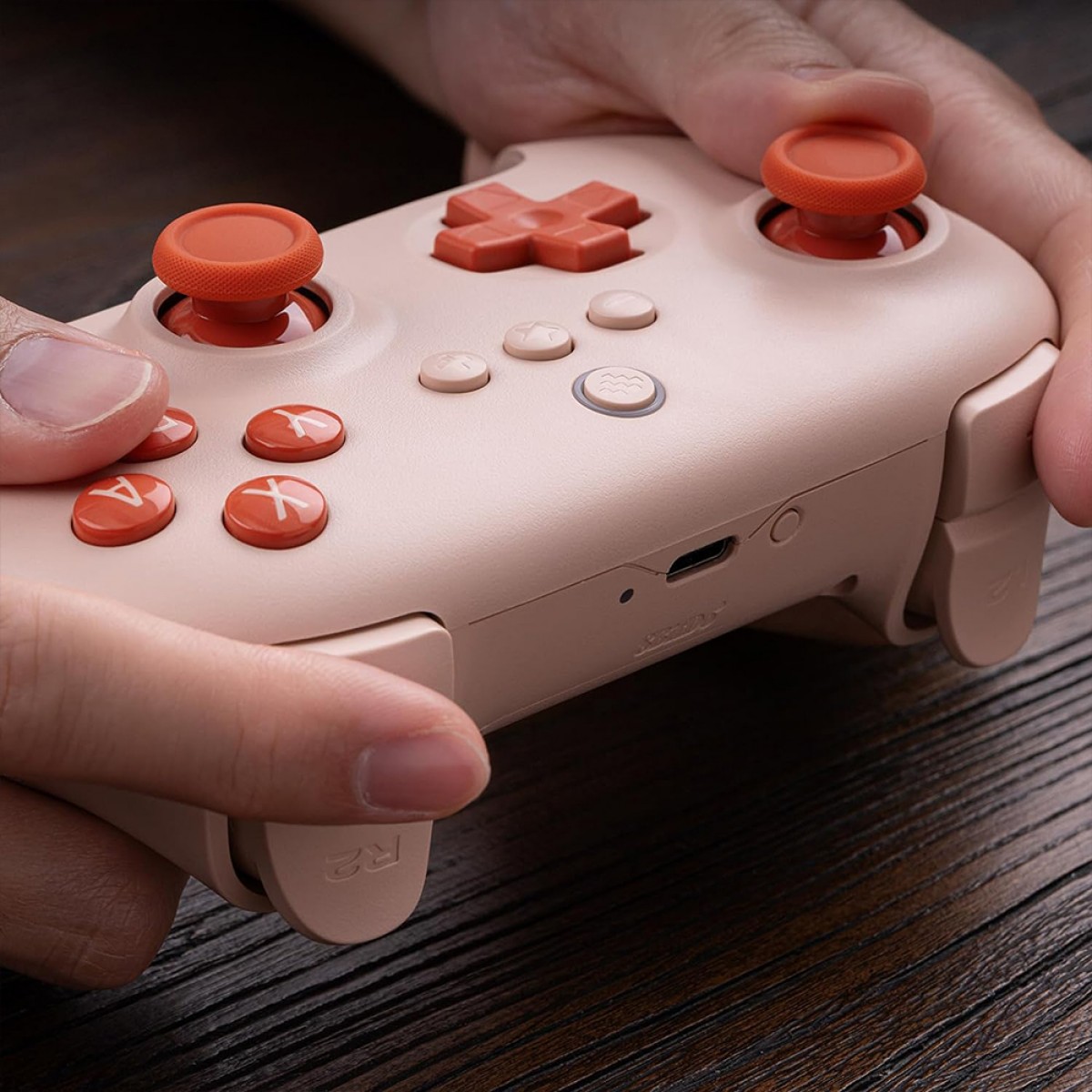 Controle Gamer 8BitDo Ultimate C Para Nintendo Switch, Sem Fio, Bluetooth, Switch, Orange, 80NB02