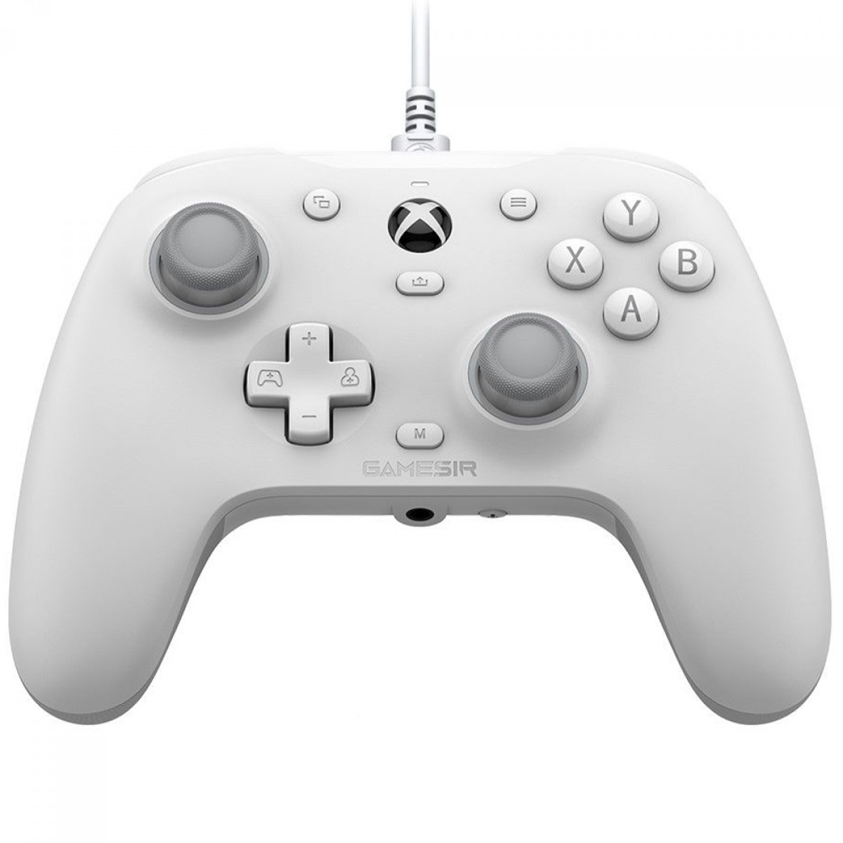 Controle Gamer GameSir G7 HE, USB, Para Xbox/PC, Hall Effect, Licenciado Microsoft, Branco