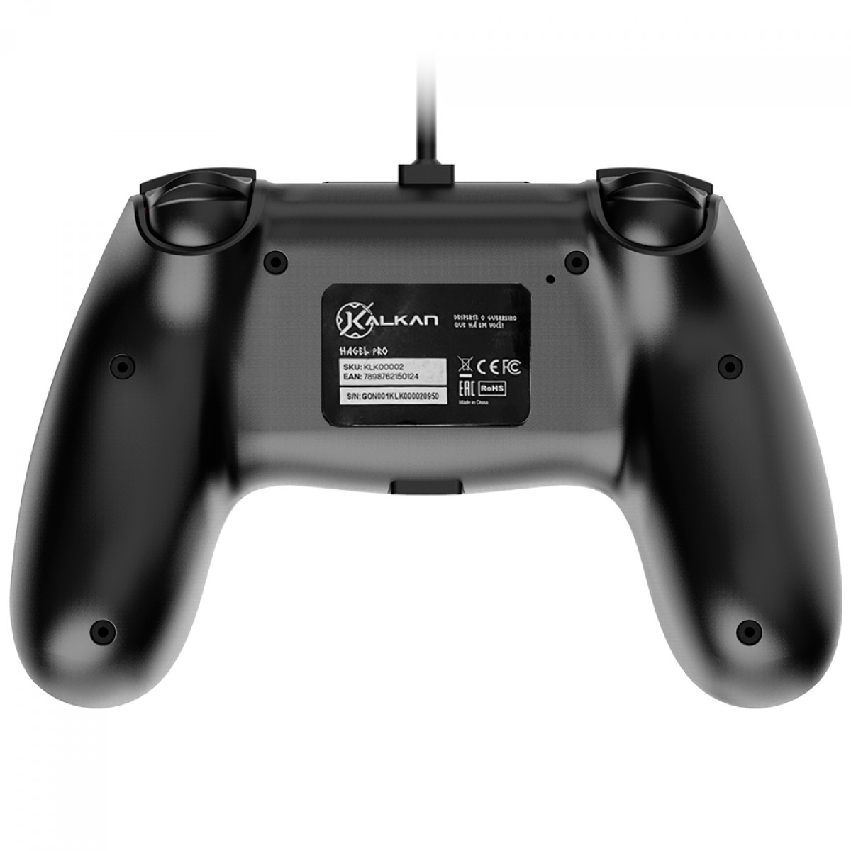 Controle Gamer Kalkan Hagel Pro, USB, Preto, KLK00002