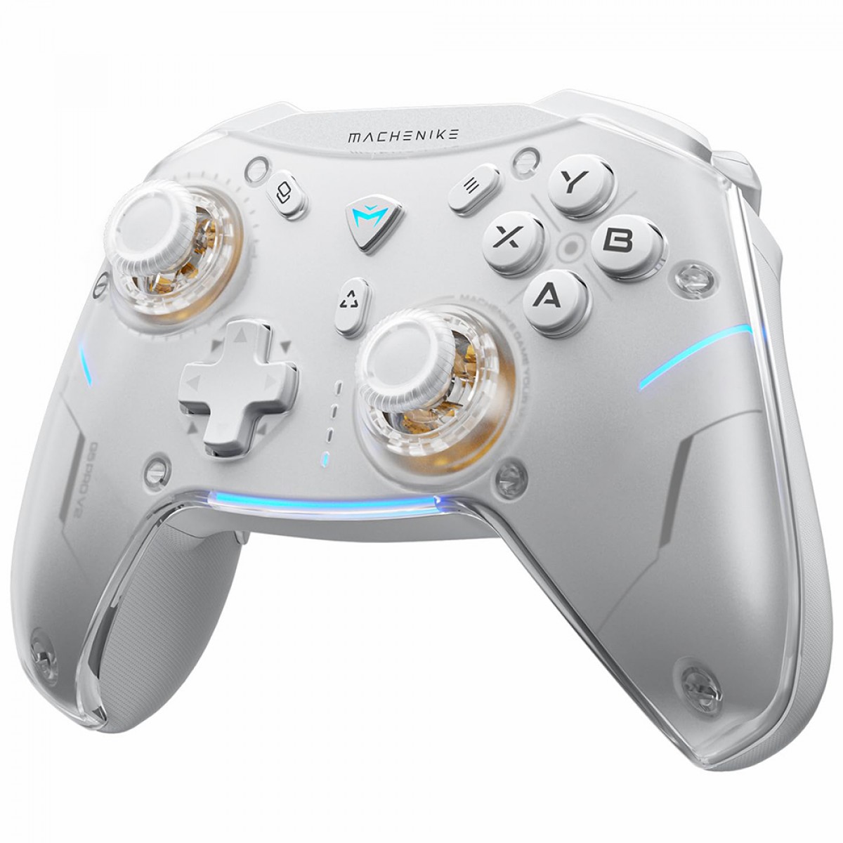 Controle Gamer Machenike G5 Pro V2, Wireless/Bluetooth, Hall Effect, Branco, JJ02GL00B