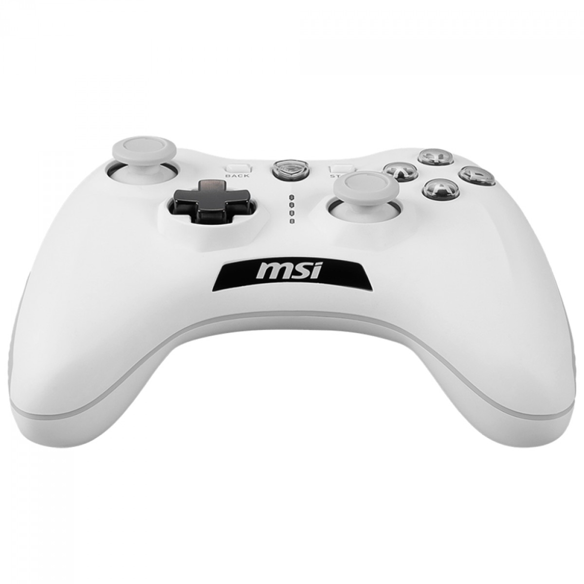 Controle Gamer MSI Force GC30 V2 White, Wireless/USB, PC e Android, Branco