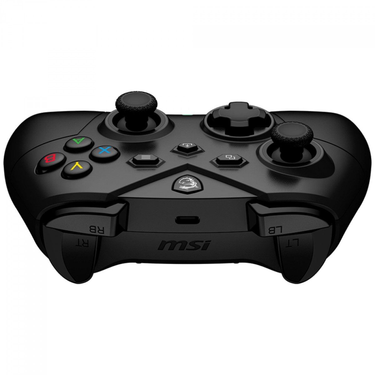 Controle Gamer MSI Force GC300, Wireless/Bluetooth, PC e Android, Preto