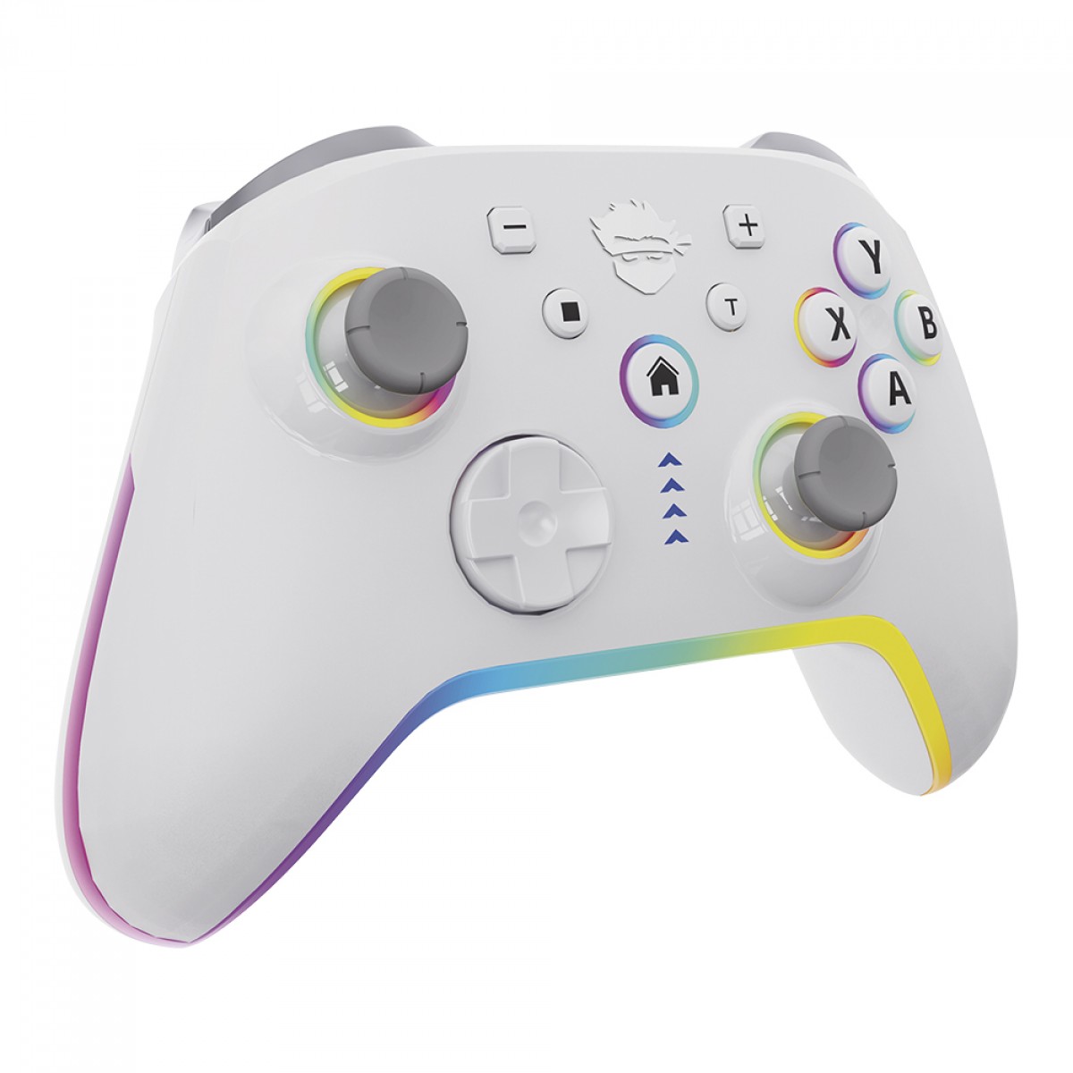 Controle Gamer Ninja Sword, RGB, Bluetooth, PC, Android, iOS, Switch, Branco, GN-CT-SWWYNW