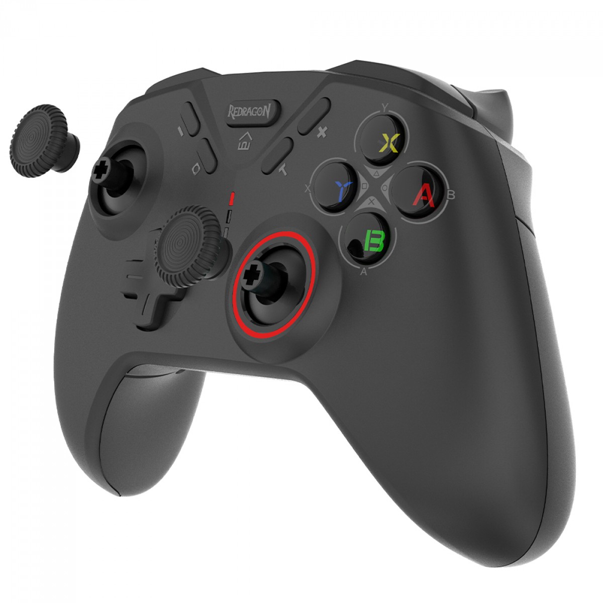 Controle Gamer Redragon Forge, Wireless, Bluetooth, Android/PC/Switch/PS3/PS4, Preto, G711