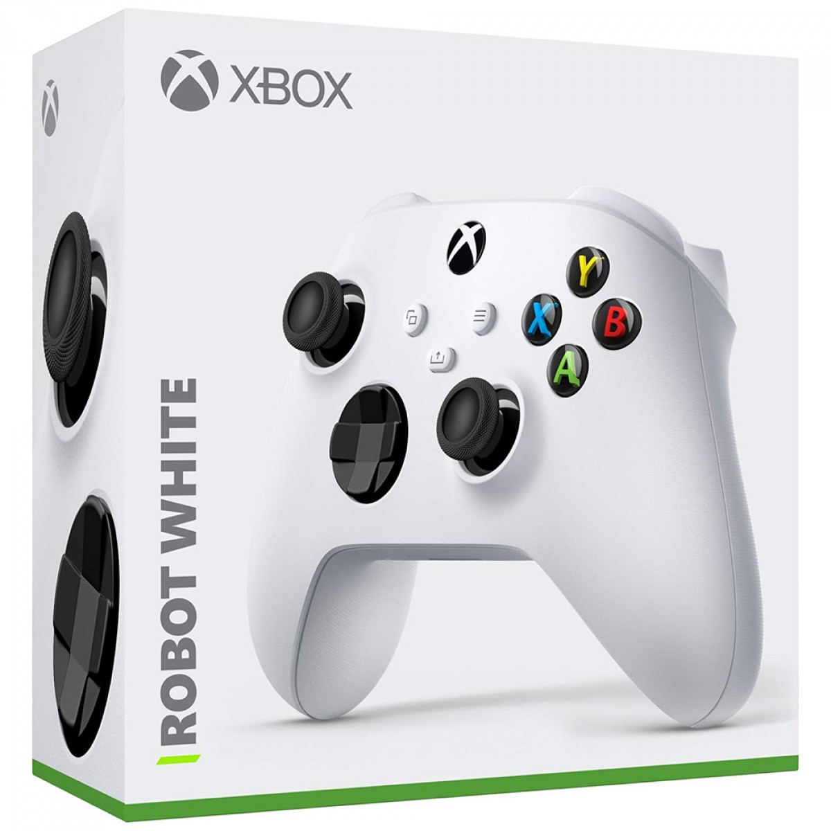 Controle Microsoft Xbox Robot White, Wireless, Branco