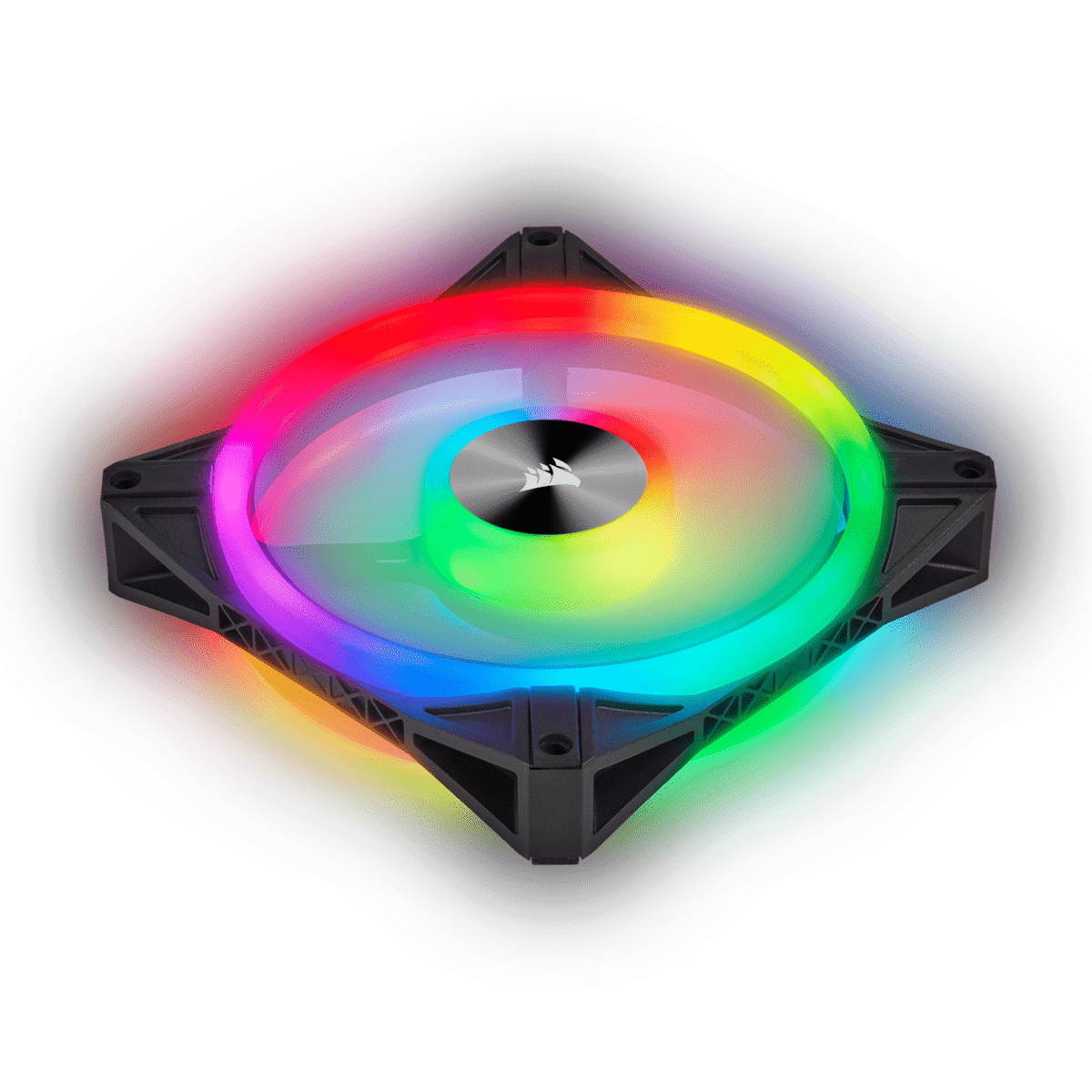 Kit Fan para Gabinete Corsair RGB, 140mm RGB LED Fan, Dual Pack with Lighting, CO-9050100-WW