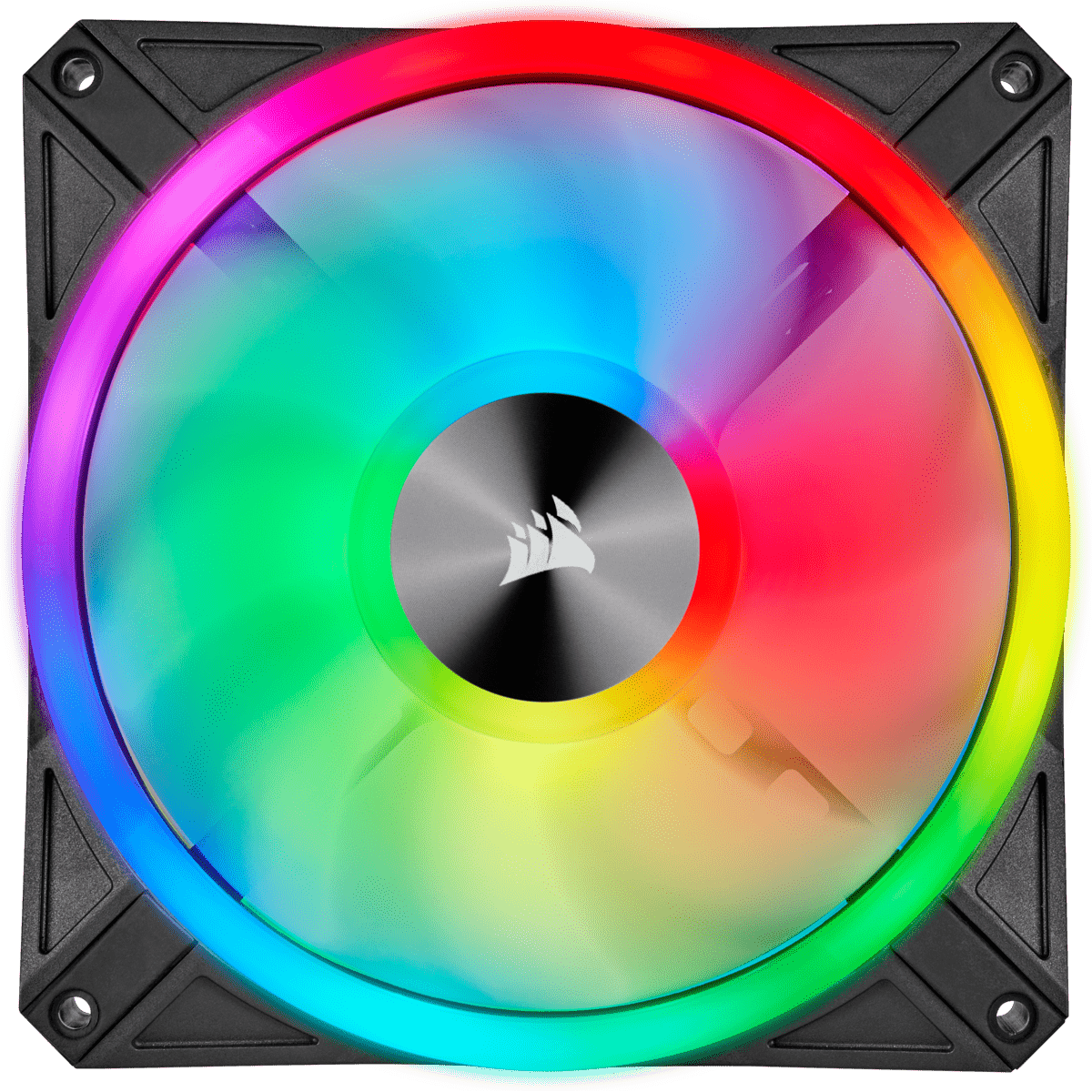 Kit Fan para Gabinete Corsair RGB, 140mm RGB LED Fan, Dual Pack with Lighting, CO-9050100-WW