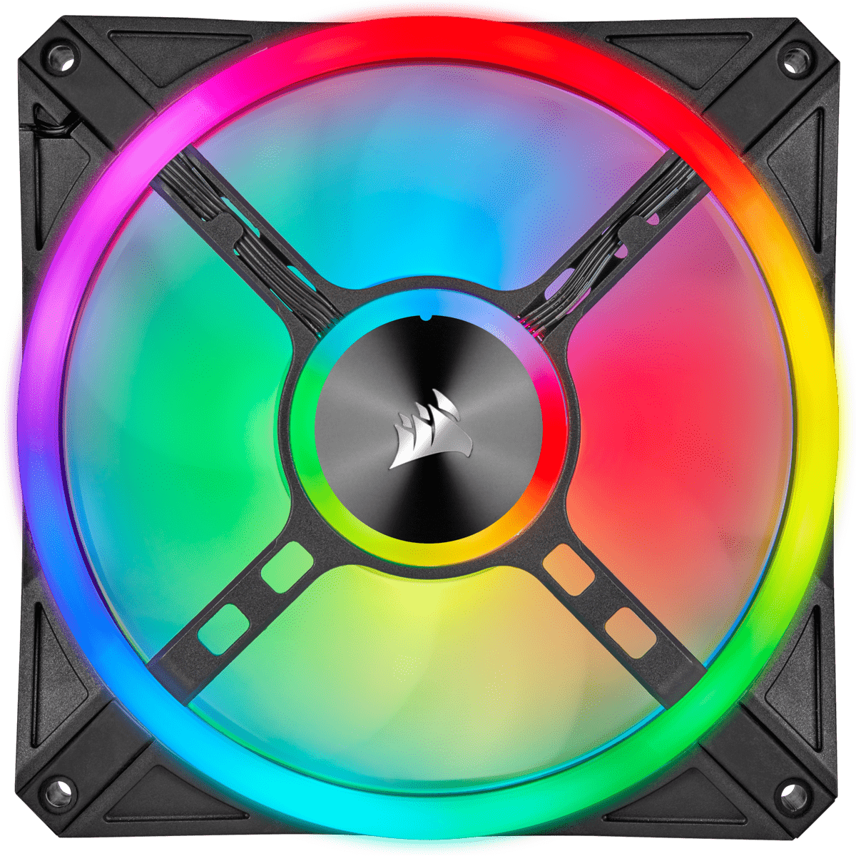 Kit Fan para Gabinete Corsair RGB, 140mm RGB LED Fan, Dual Pack with Lighting, CO-9050100-WW