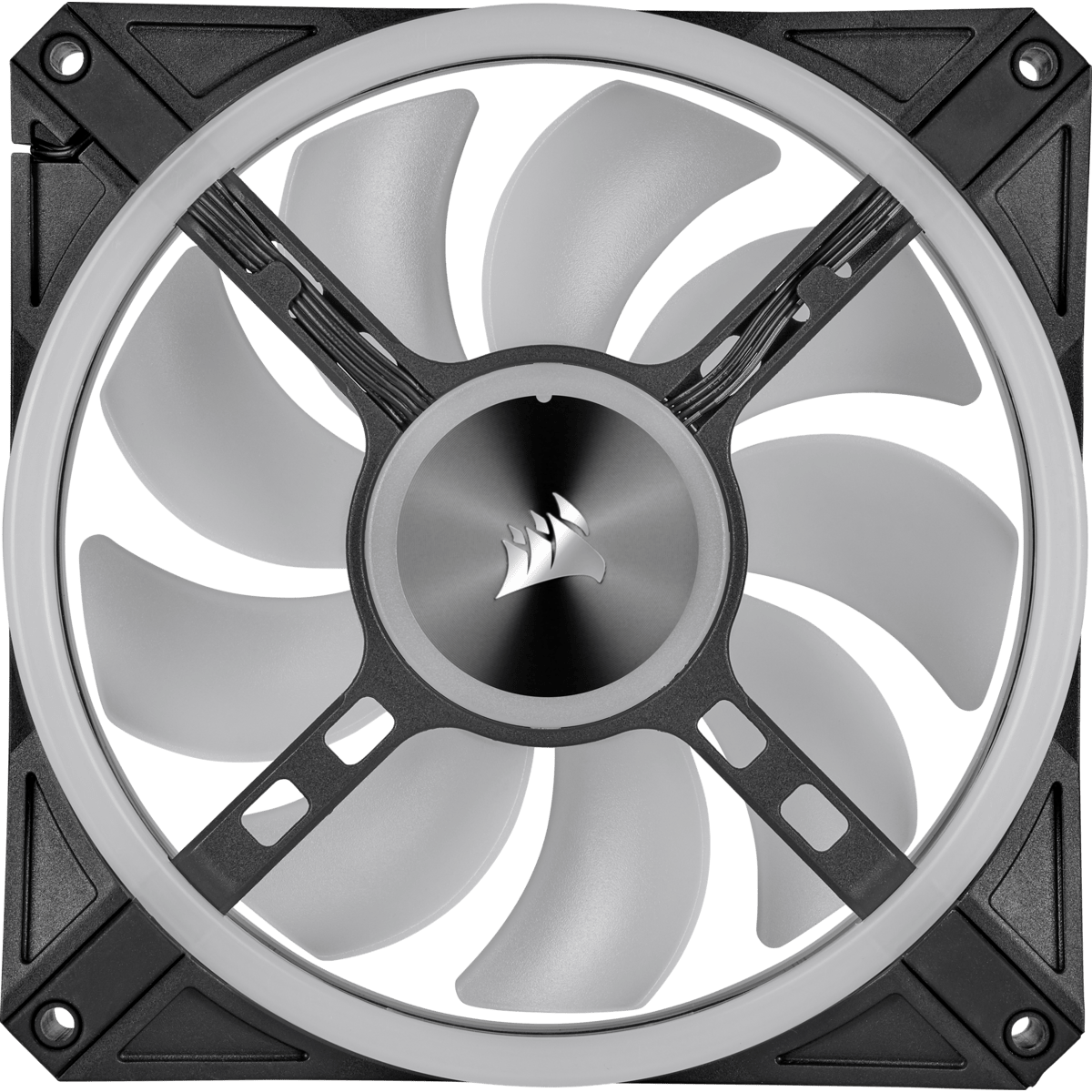 Kit Fan para Gabinete Corsair RGB, 140mm RGB LED Fan, Dual Pack with Lighting, CO-9050100-WW