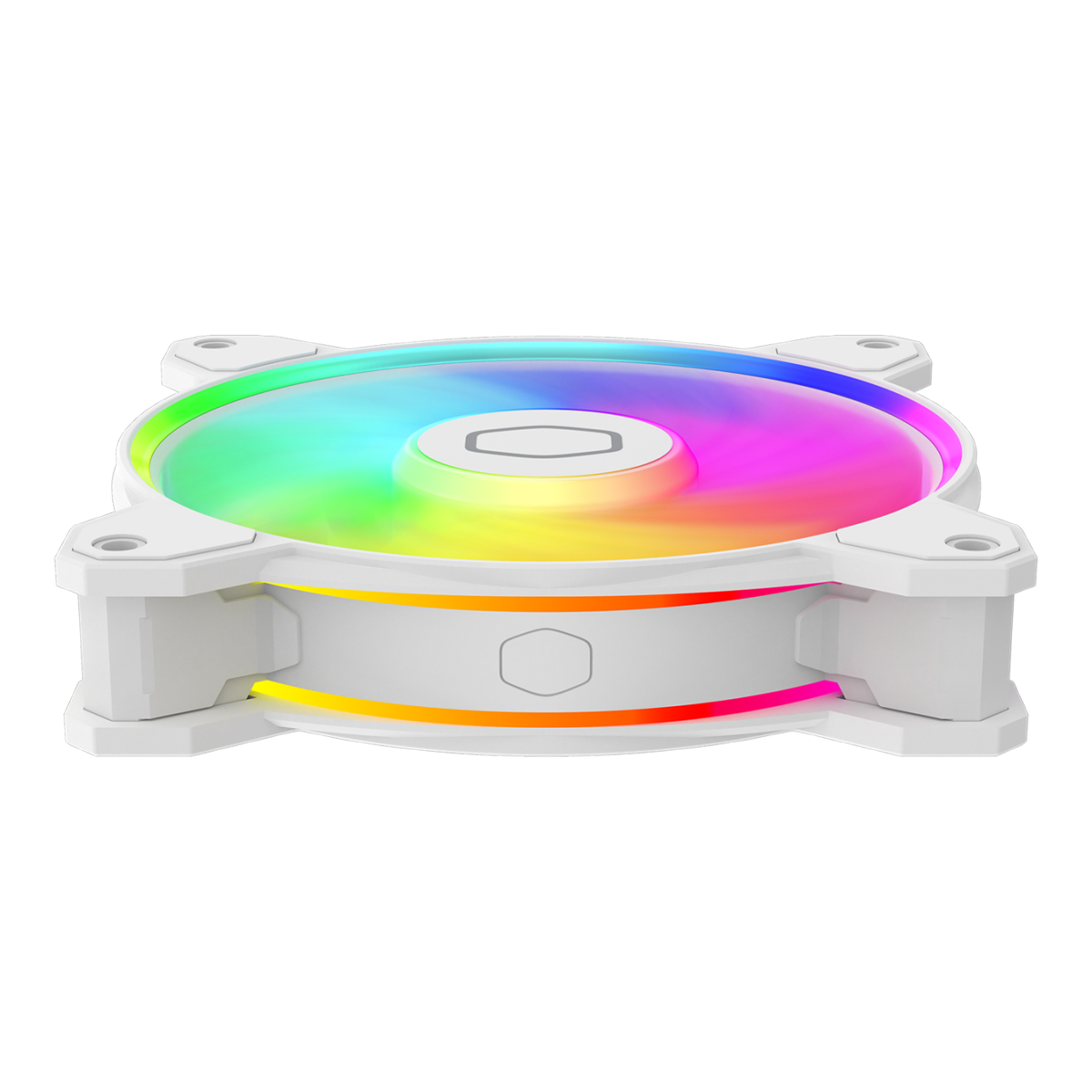 Cooler Para Gabinete Cooler Master MasterFan MF120 HALO², 120mm, ARGB, White, MFL-B2DW-21NP2-R2