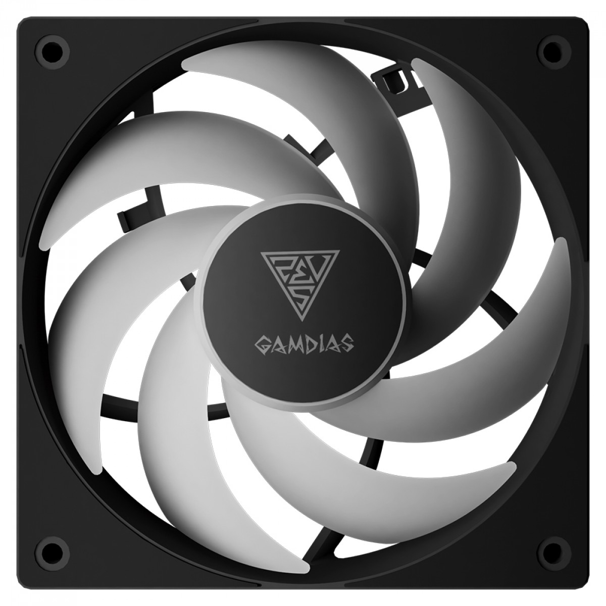 Cooler Para Gabinete Gamdias Notus M1-1201, 120mm, ARGB, PWM, Preto