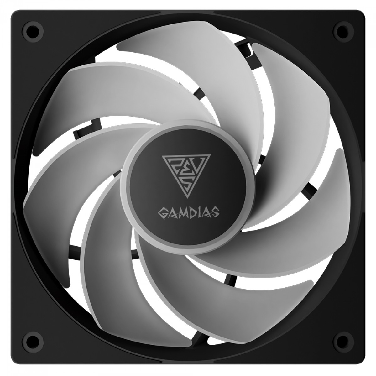 Cooler Para Gabinete Gamdias Notus M1-1201, 120mm, ARGB, PWM, Preto