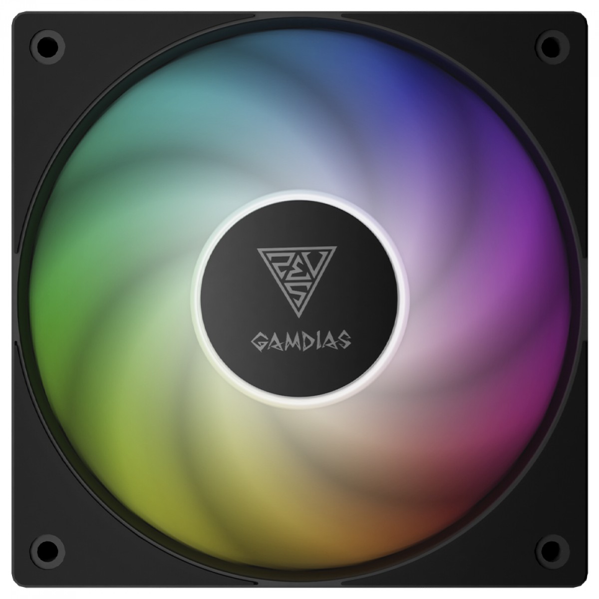 Cooler Para Gabinete Gamdias Notus M1-1201, 120mm, ARGB, PWM, Preto