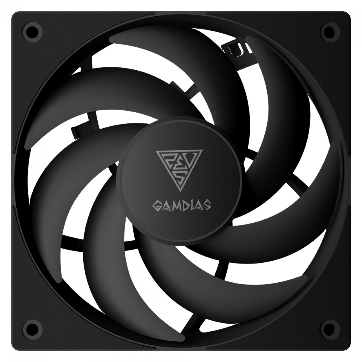 Cooler Para Gabinete Gamdias Notus M1-1201, 120mm, PWM, Preto