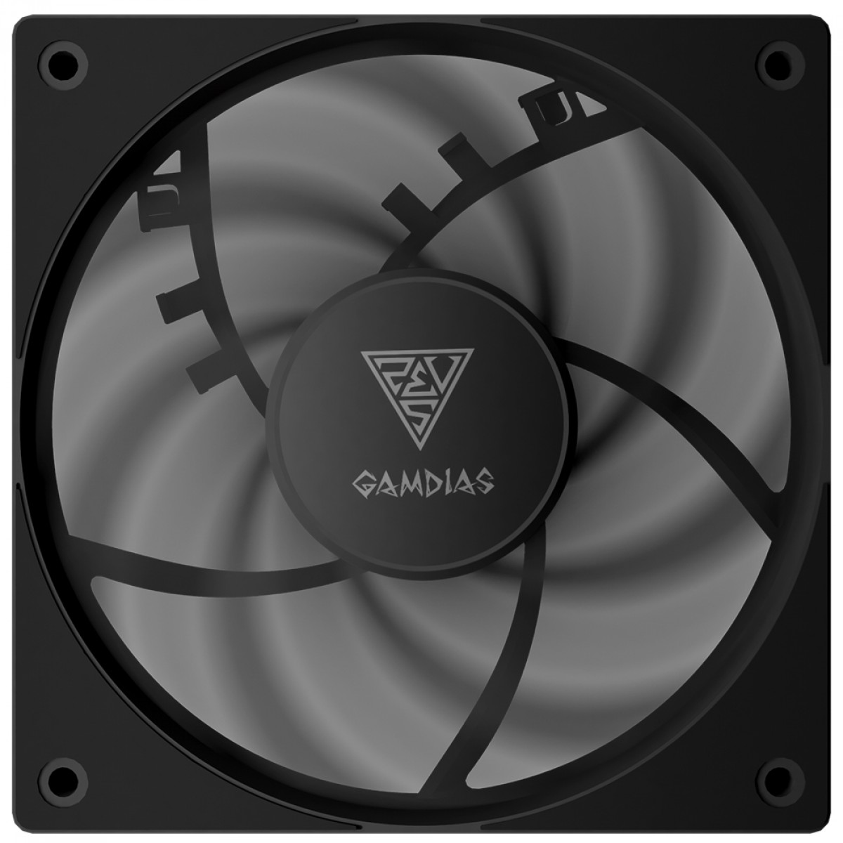 Cooler Para Gabinete Gamdias Notus M1-1201, 120mm, PWM, Preto