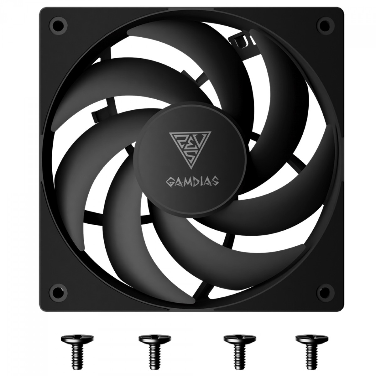 Cooler Para Gabinete Gamdias Notus M1-1201, 120mm, PWM, Preto