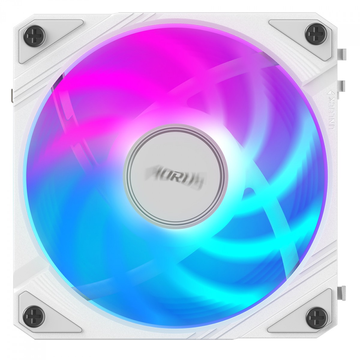 Cooler Para Gabinete Gigabyte Aorus EZ Chain Fan 120 Ice, ARGB, 120mm, Branco, GP-ECFAN1201 ICE