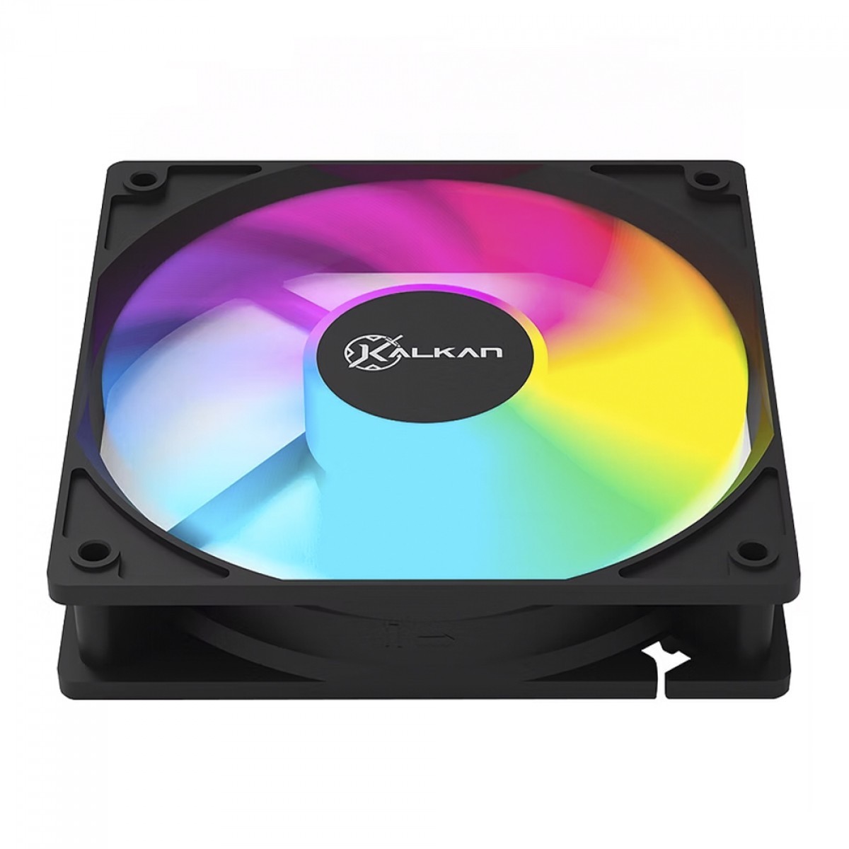 Cooler Para Gabinete Kalkan Lumen, Rainbow, 120mm, Preto, KLK00018