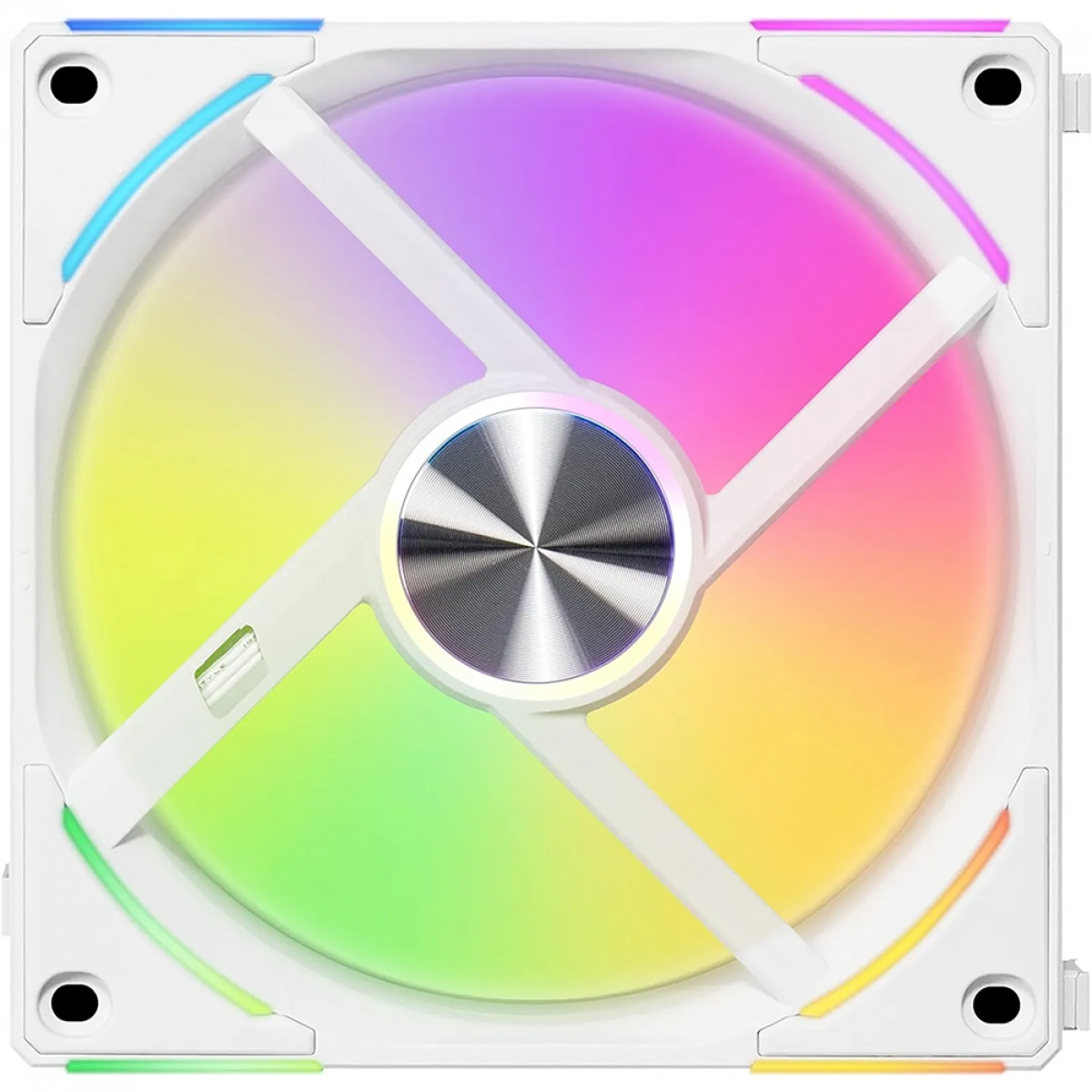 Cooler Para Gabinete Lian Li Uni Fan AL120 V2, RGB, 120mm, White, AL120V2-1W