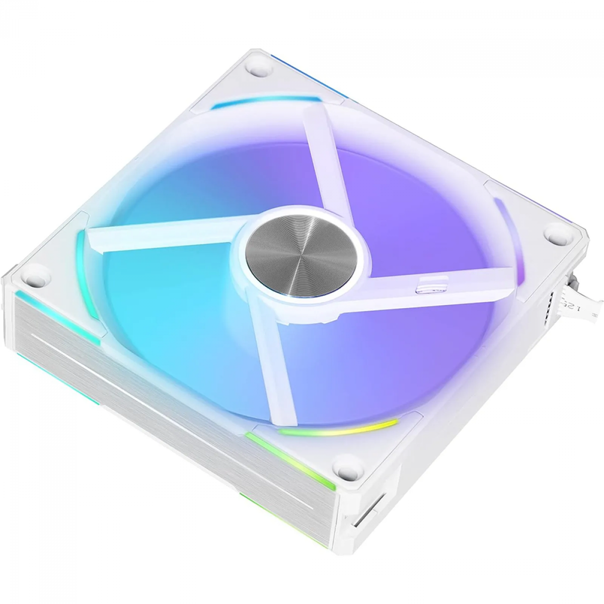Cooler Para Gabinete Lian Li Uni Fan AL120 V2, RGB, 120mm, White, AL120V2-1W