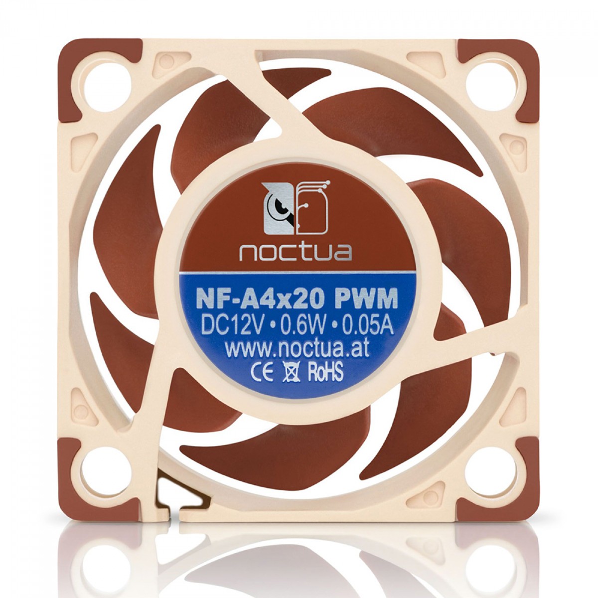 Cooler Para Gabinete Noctua NF-A4x20 PWM,40mm, Beige, NF-A4x20 PWM - Open Box